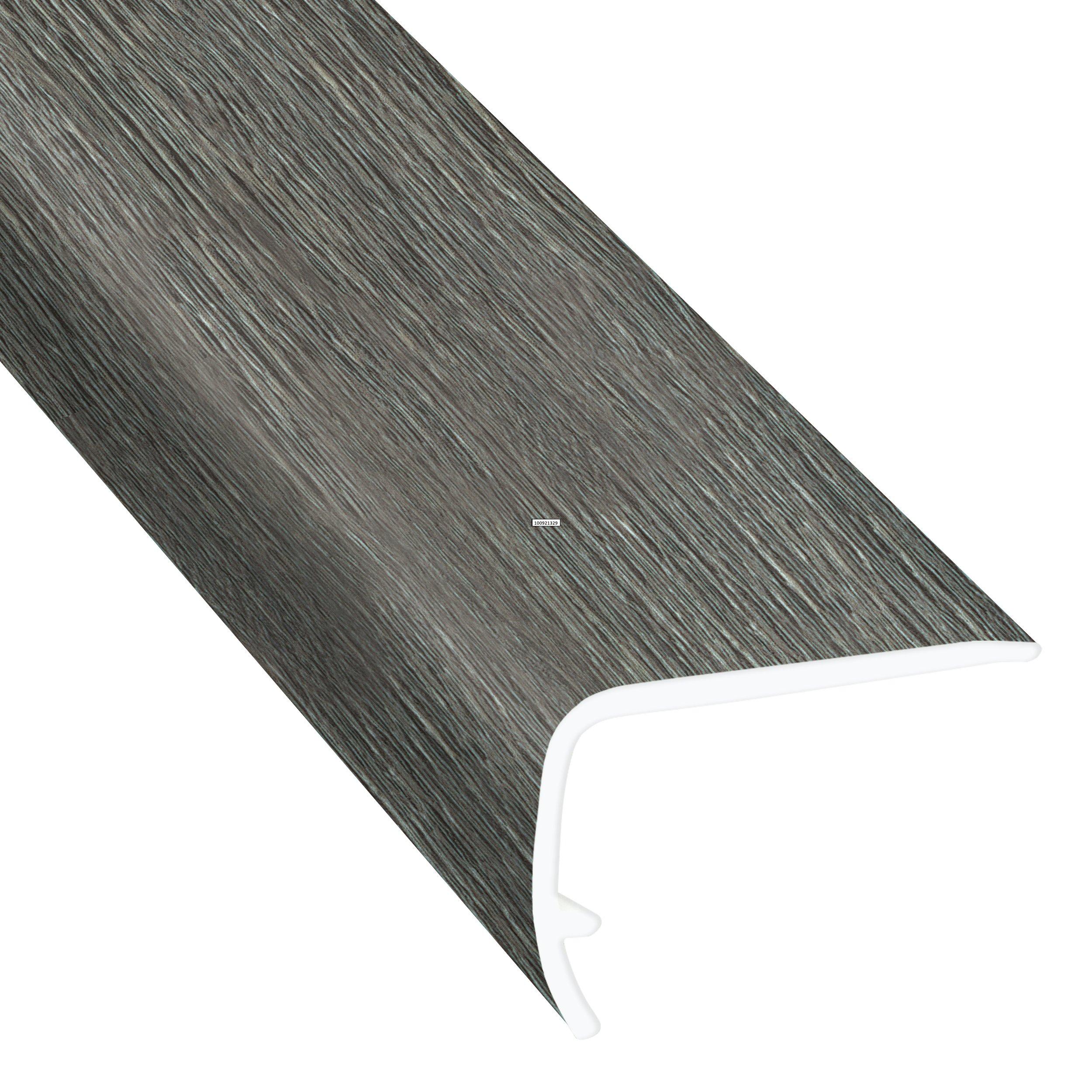 Floor & Decor | Titan Greige 94 inch Vinyl Overlapping Stair Nose