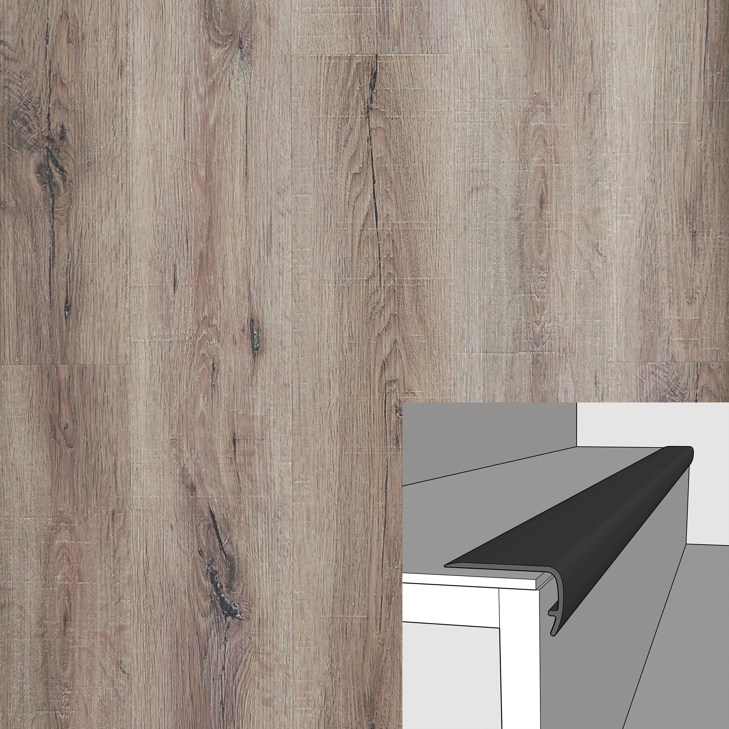 Windsong 94in. Vinyl Overlapping Stair Nose