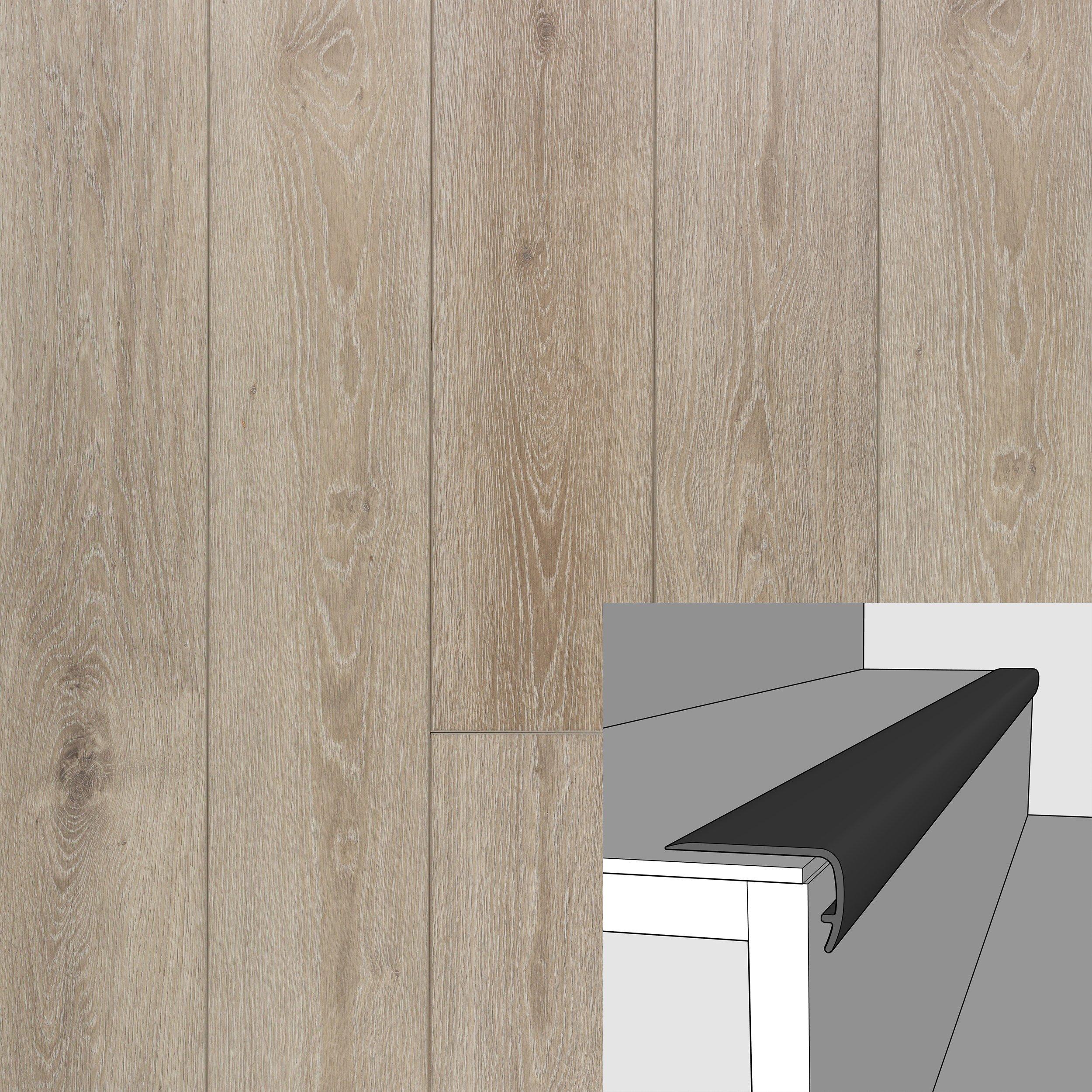 Dune 94in. Vinyl Overlapping Stair Nose