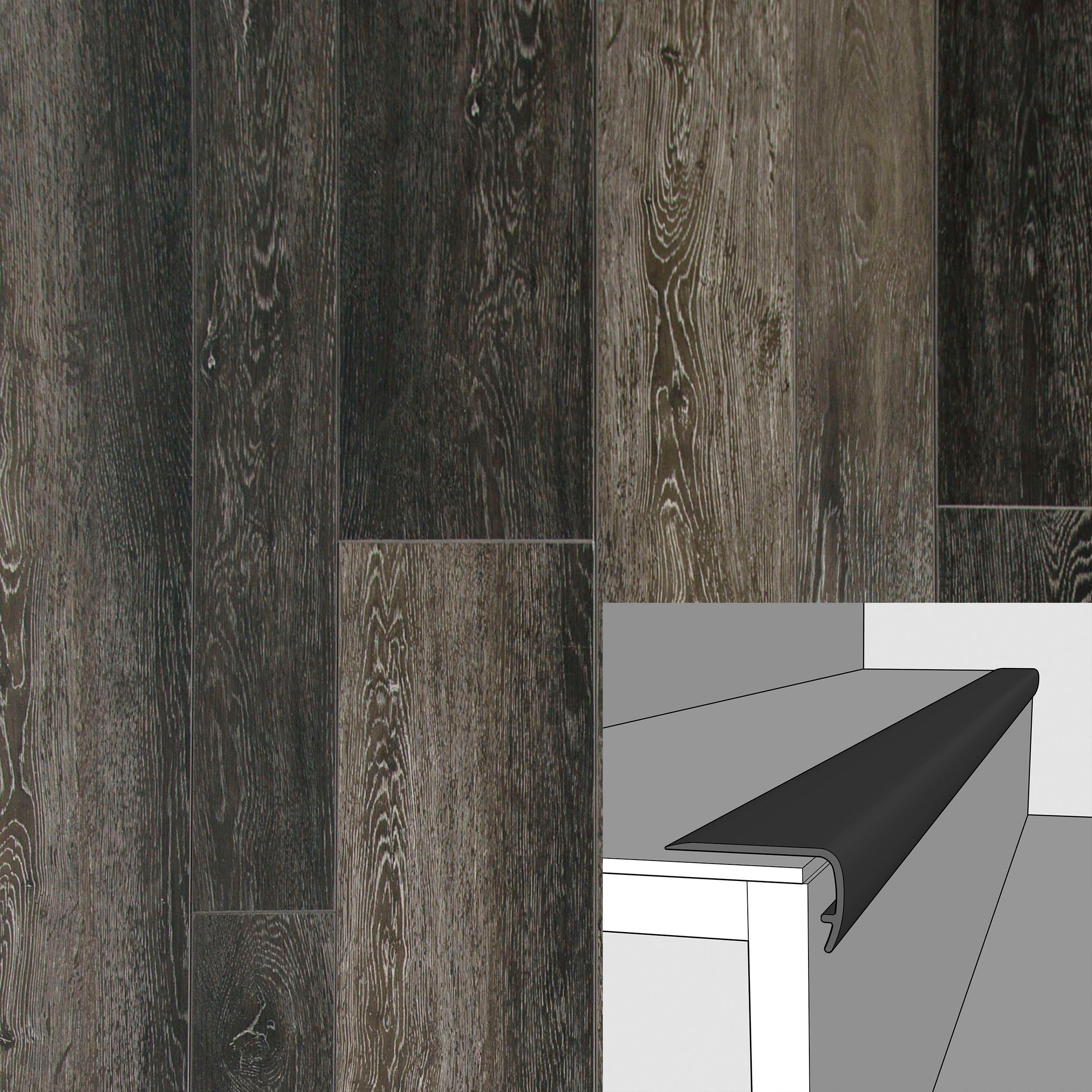 Prestwick 94in. Vinyl Overlapping Stair Nose
