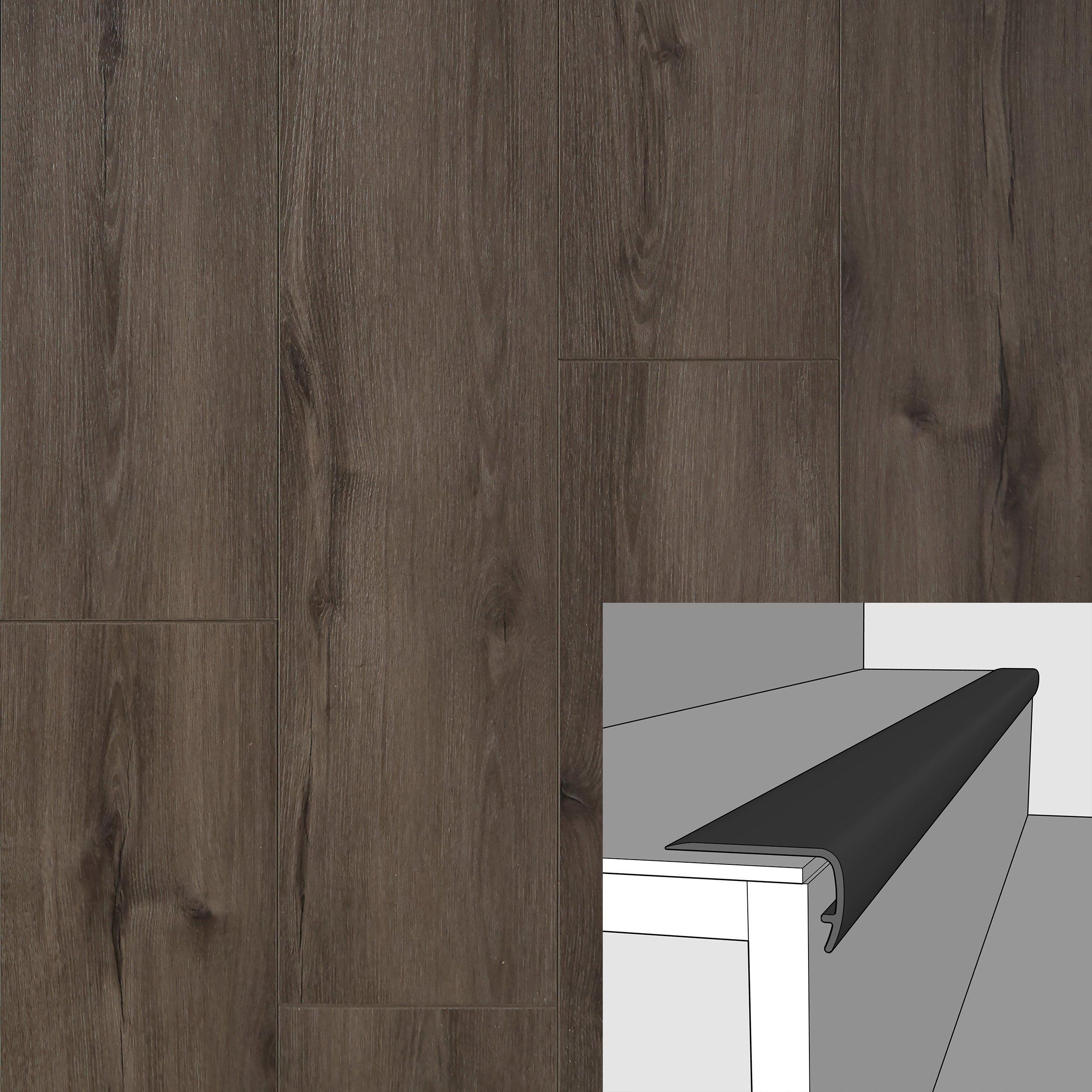 Muse 94in. Vinyl Overlapping Stair Nose