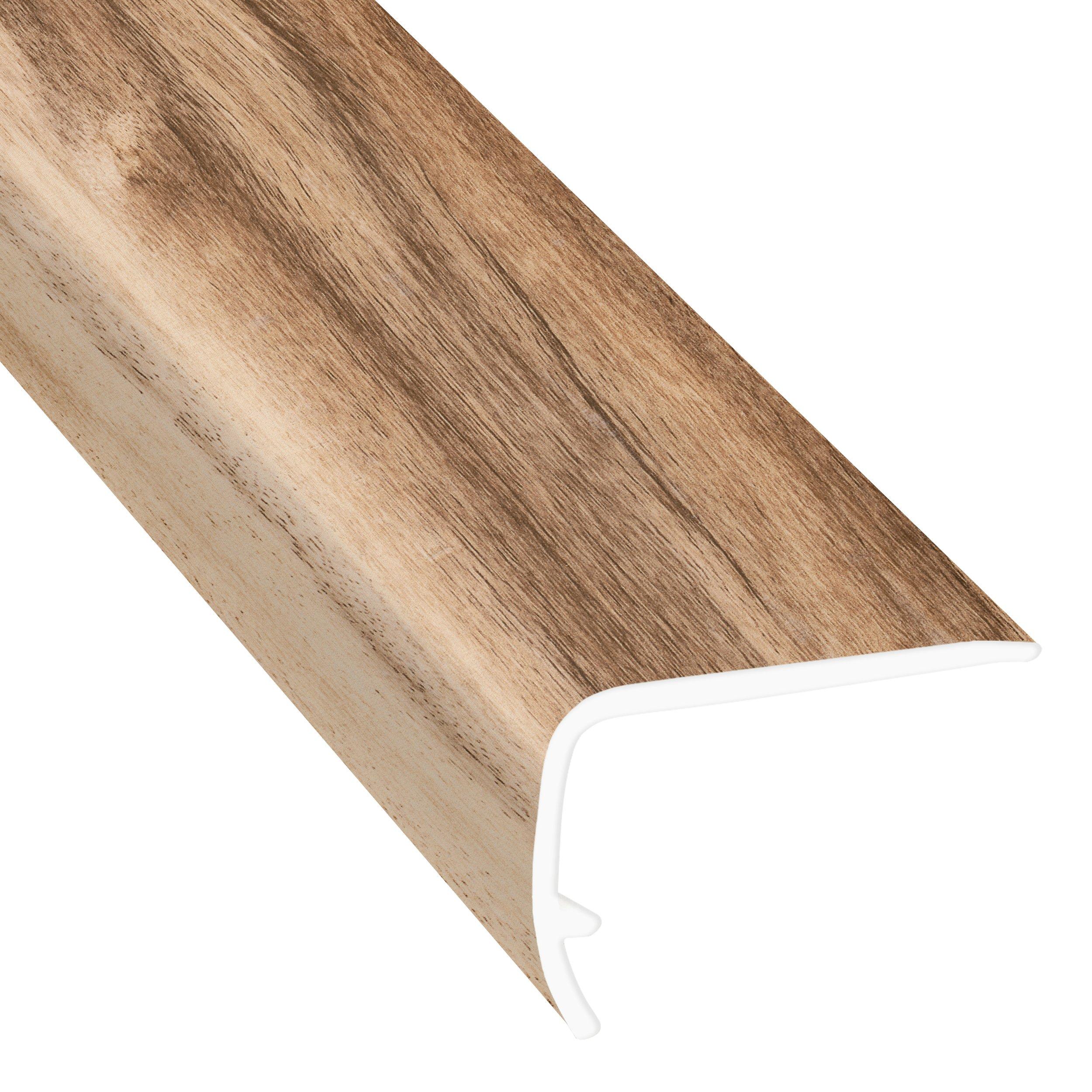 Spalted Beech 94in. Vinyl Overlapping Stair Nose
