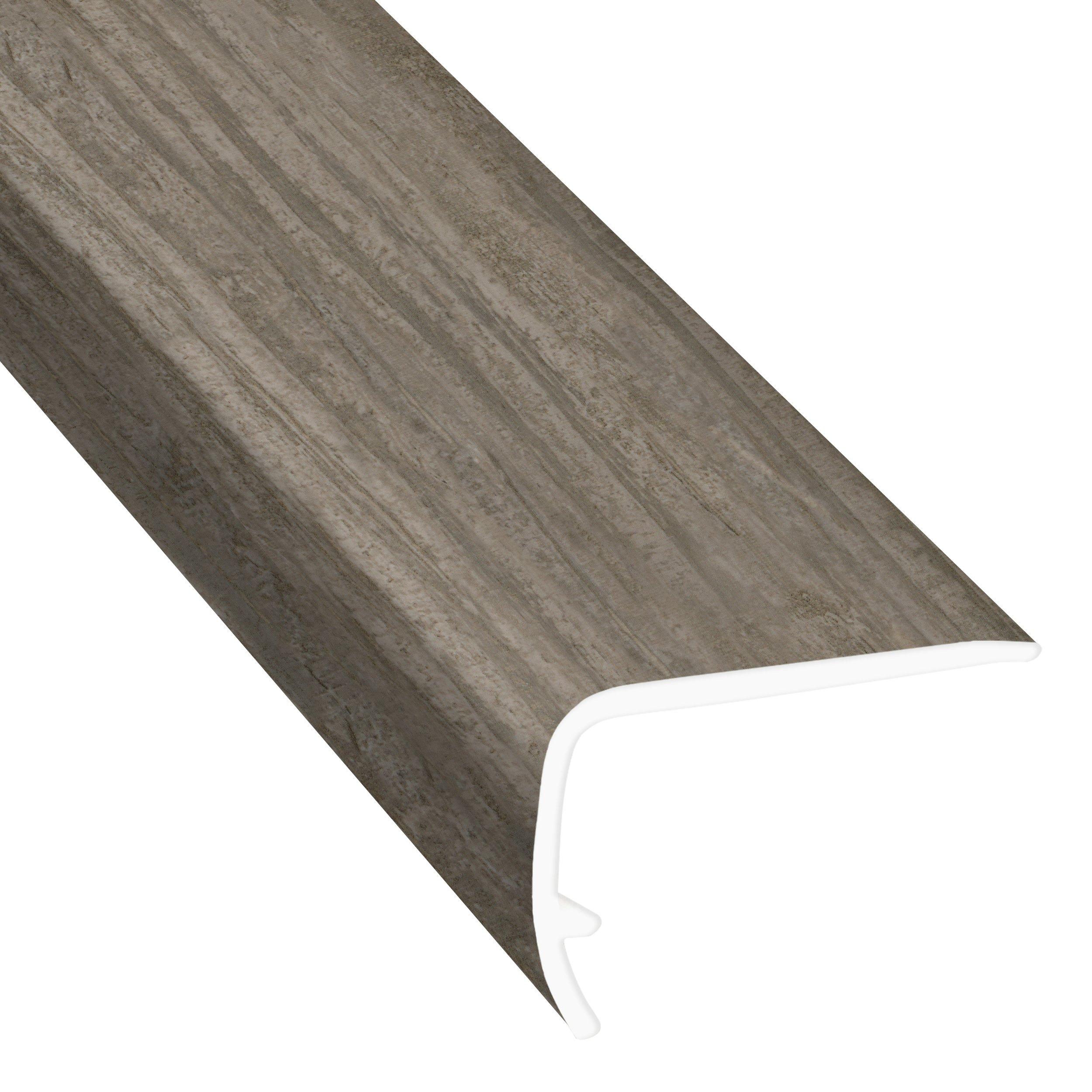 Mission White Salvage 94in. Vinyl Overlapping Stair Nose