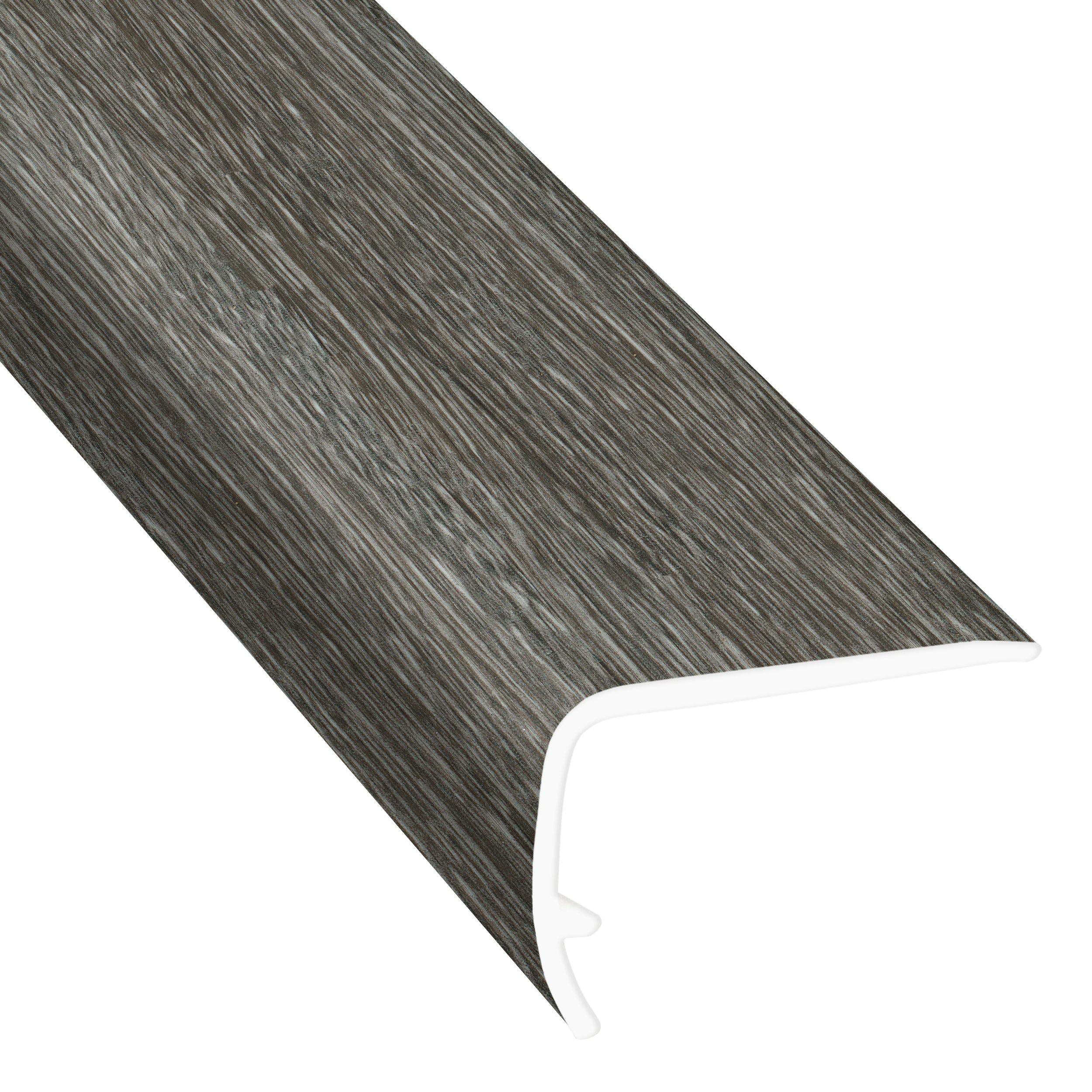 Moderna Greige Ceruse 94in. Vinyl Overlapping Stair Nose