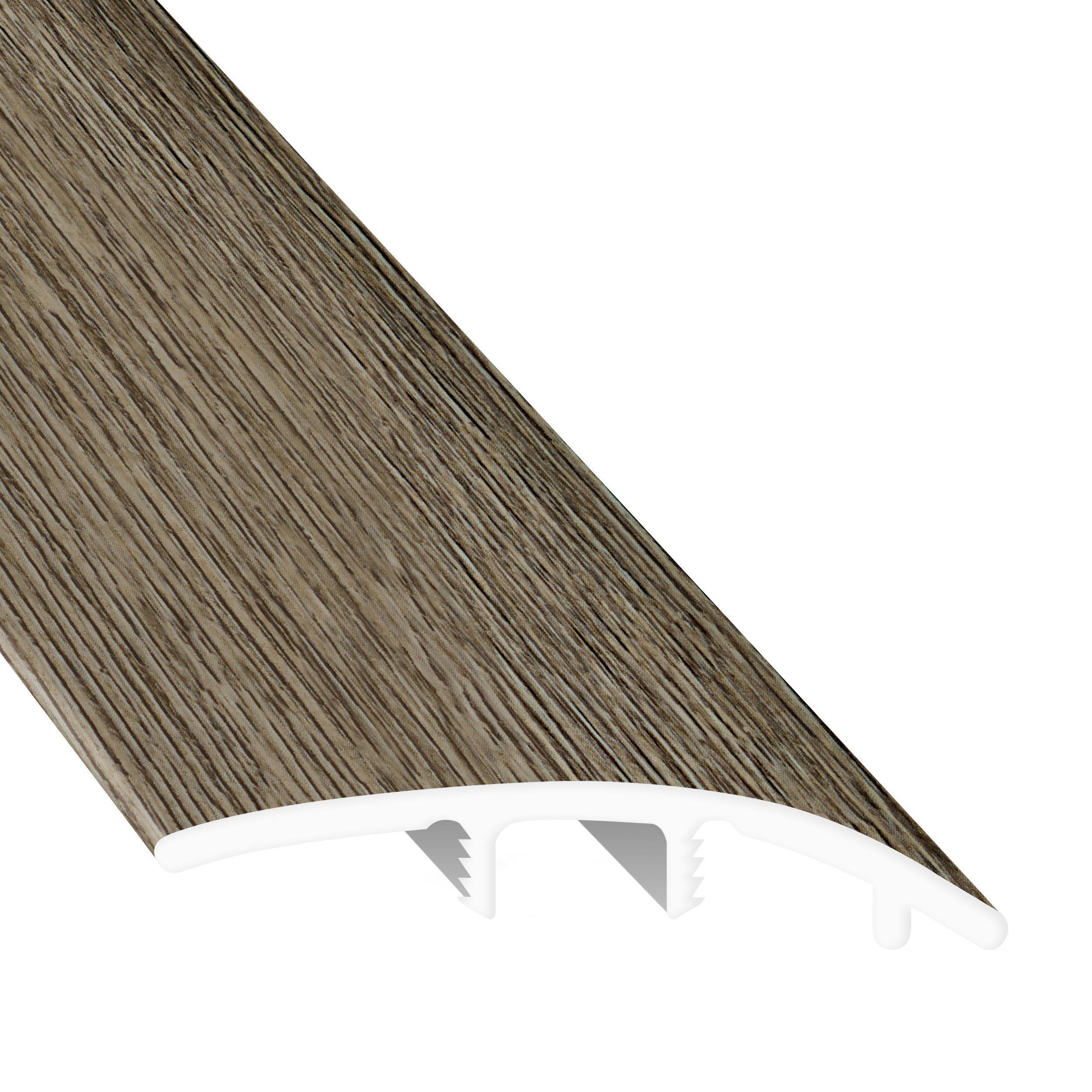 Misty Greige 94in. Vinyl Overlapping Stair Nose