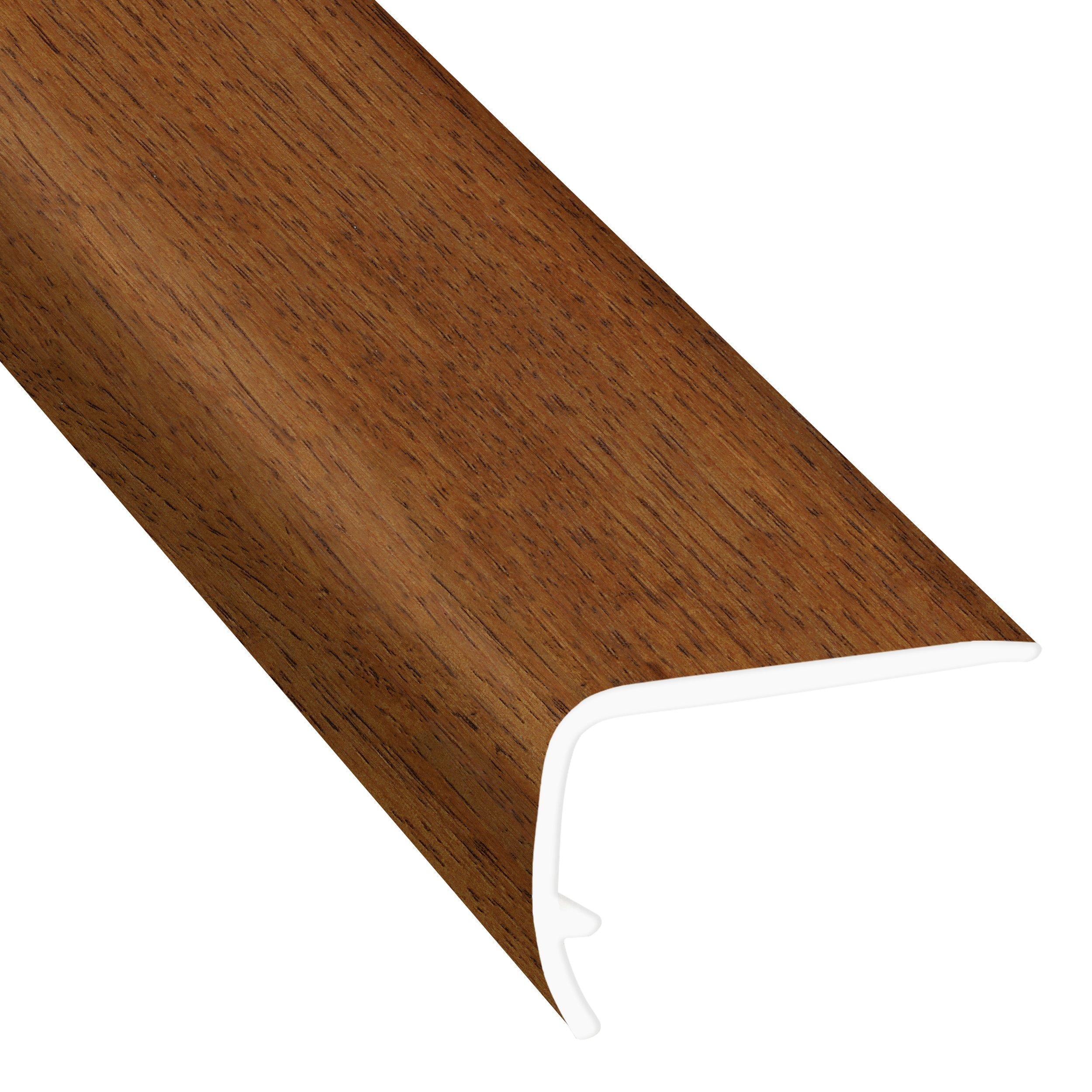 Espresso Hickory 94in. Vinyl Overlapping Stair Nose