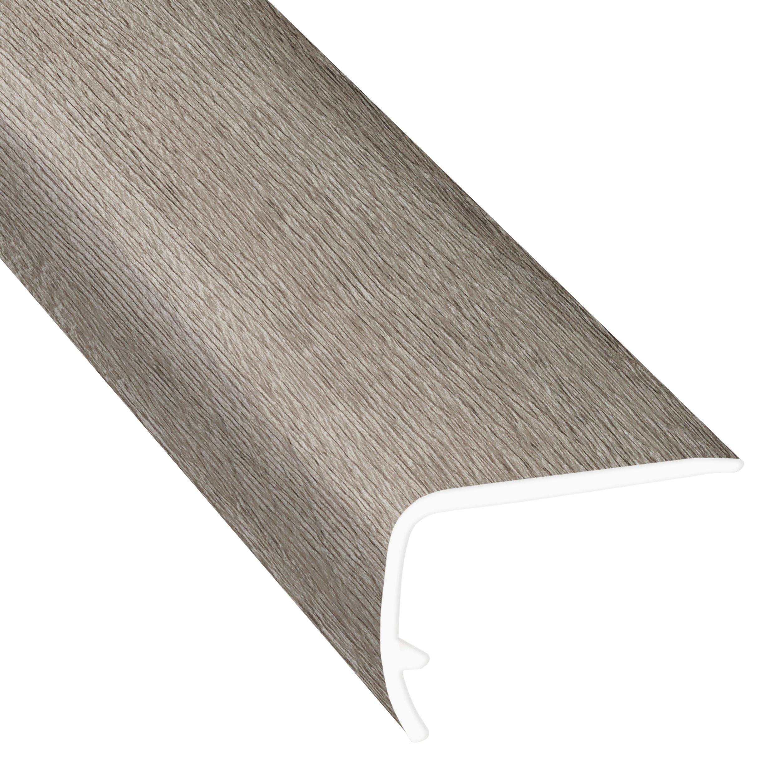 Oxford Taupe Oak 94in. Vinyl Overlapping Stair Nose