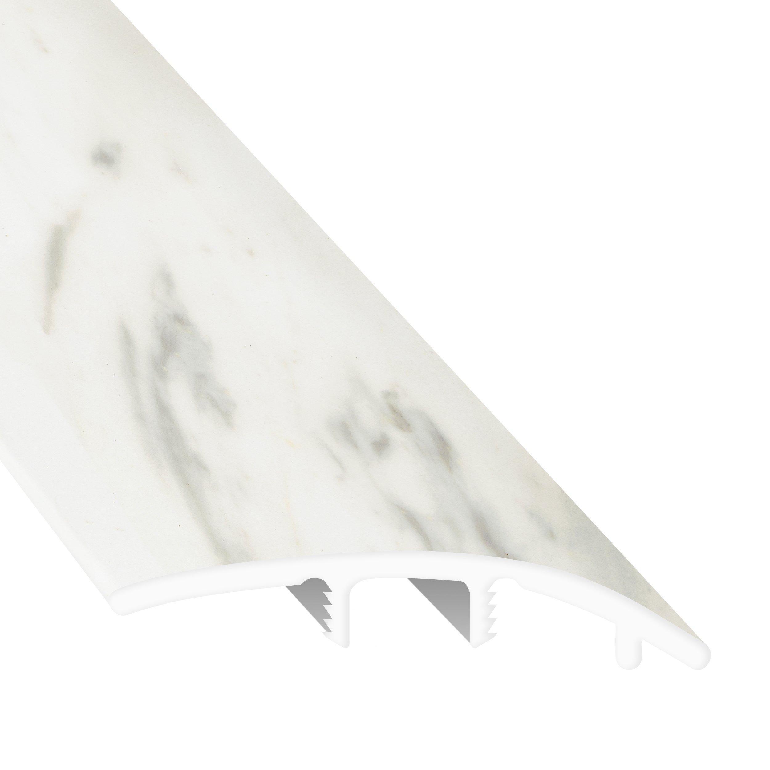 Volakas Marble 94in. Vinyl Overlapping Reducer