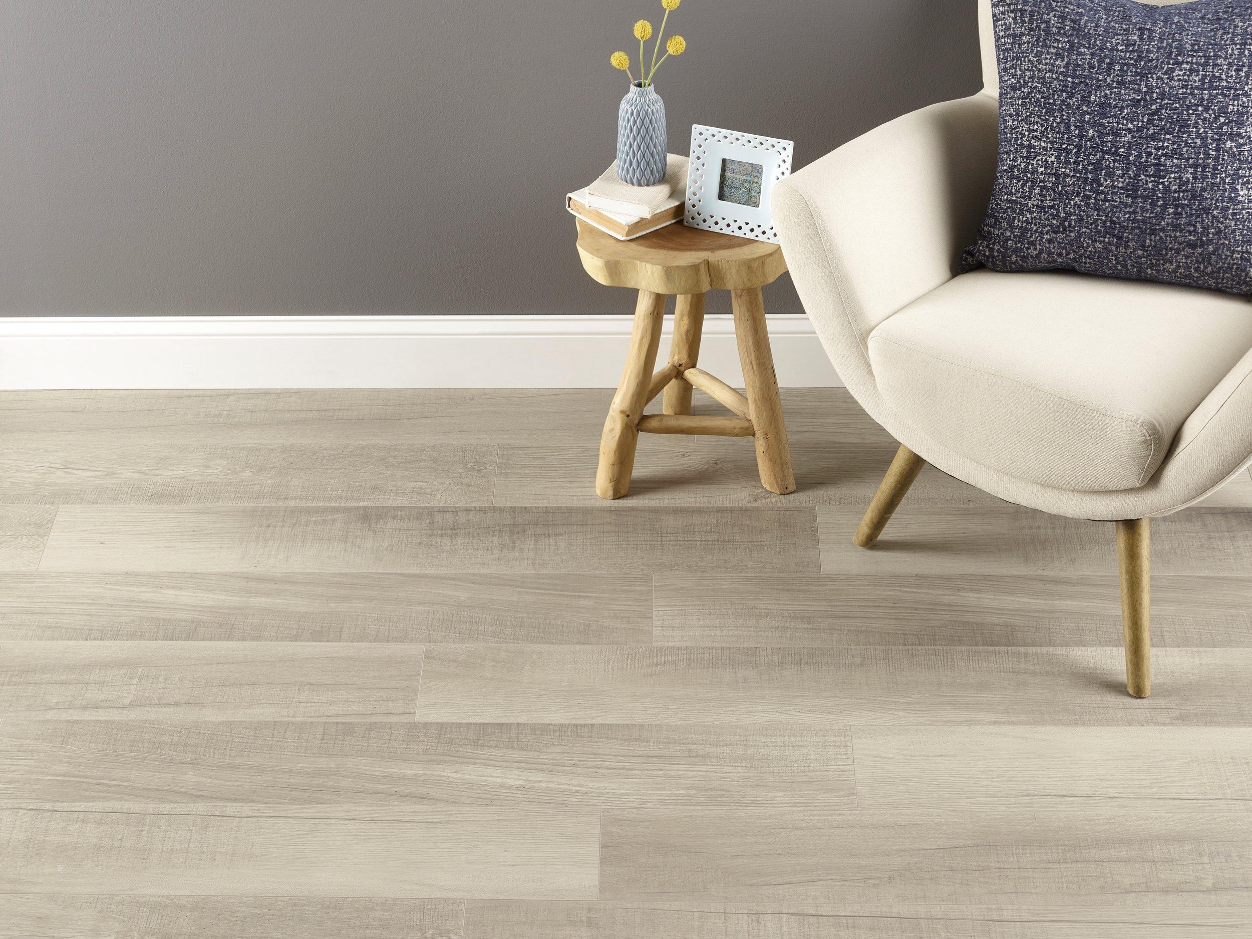 NuCore Performance | Earl Grey Rigid Core Luxury Vinyl Plank - Cork Back, 8 mm - Floor & Decor