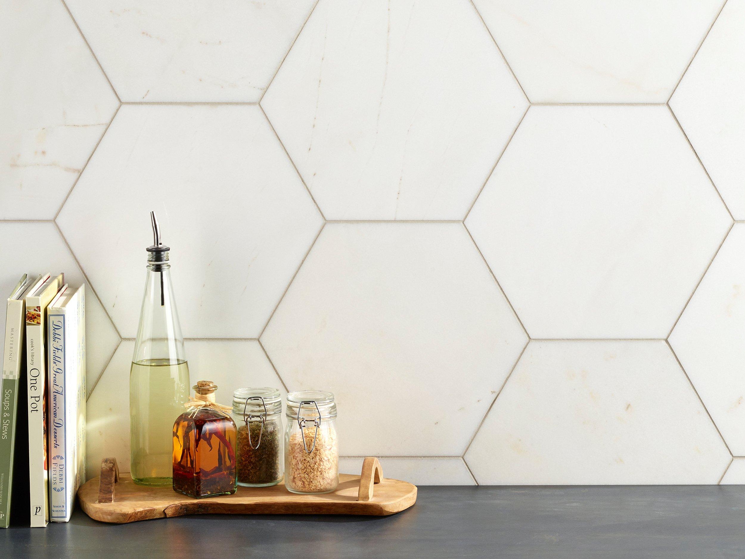 Thassos Economy Polished Marble Tile