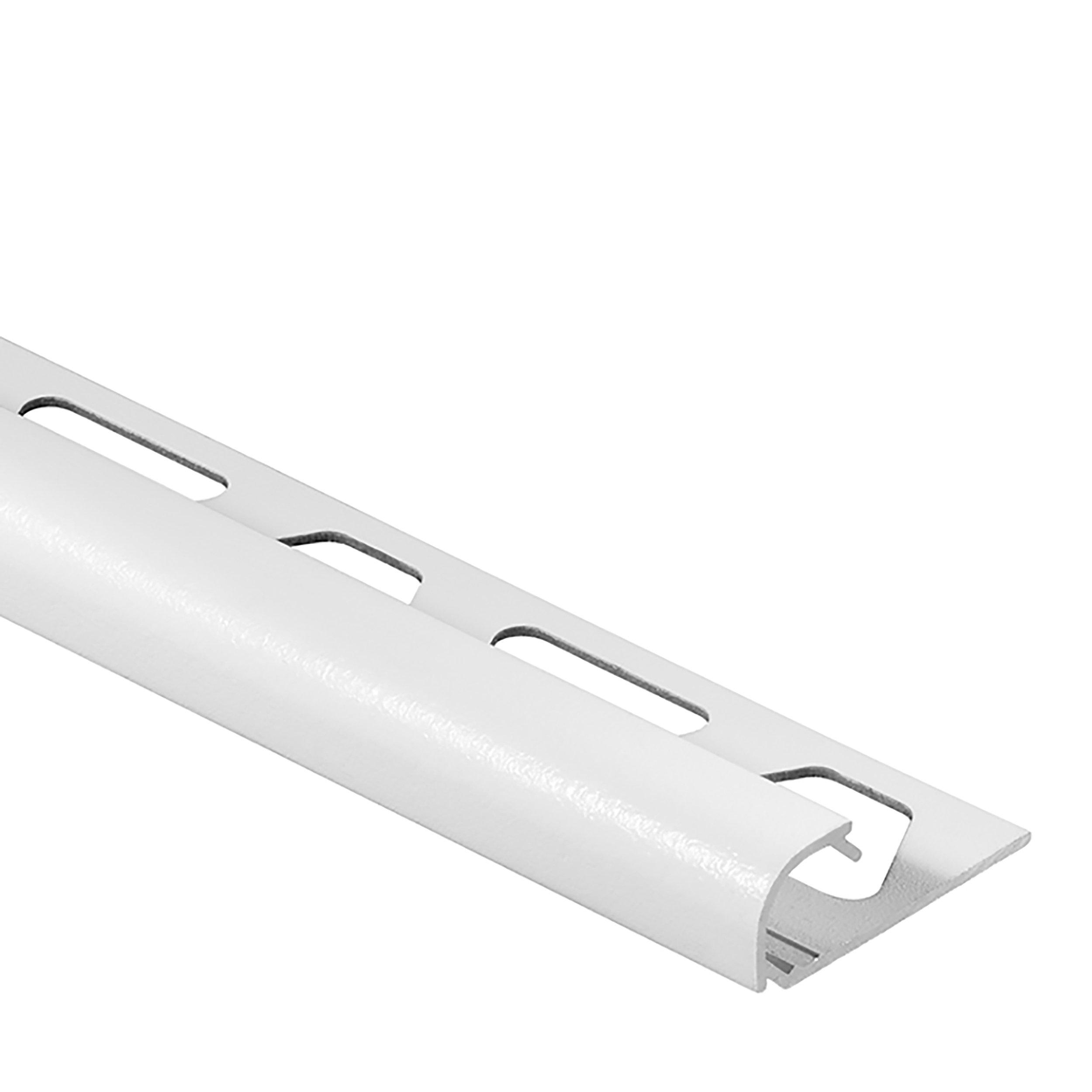 Schluter Rondec  3/8in. x 10ft. Aluminum Matte White