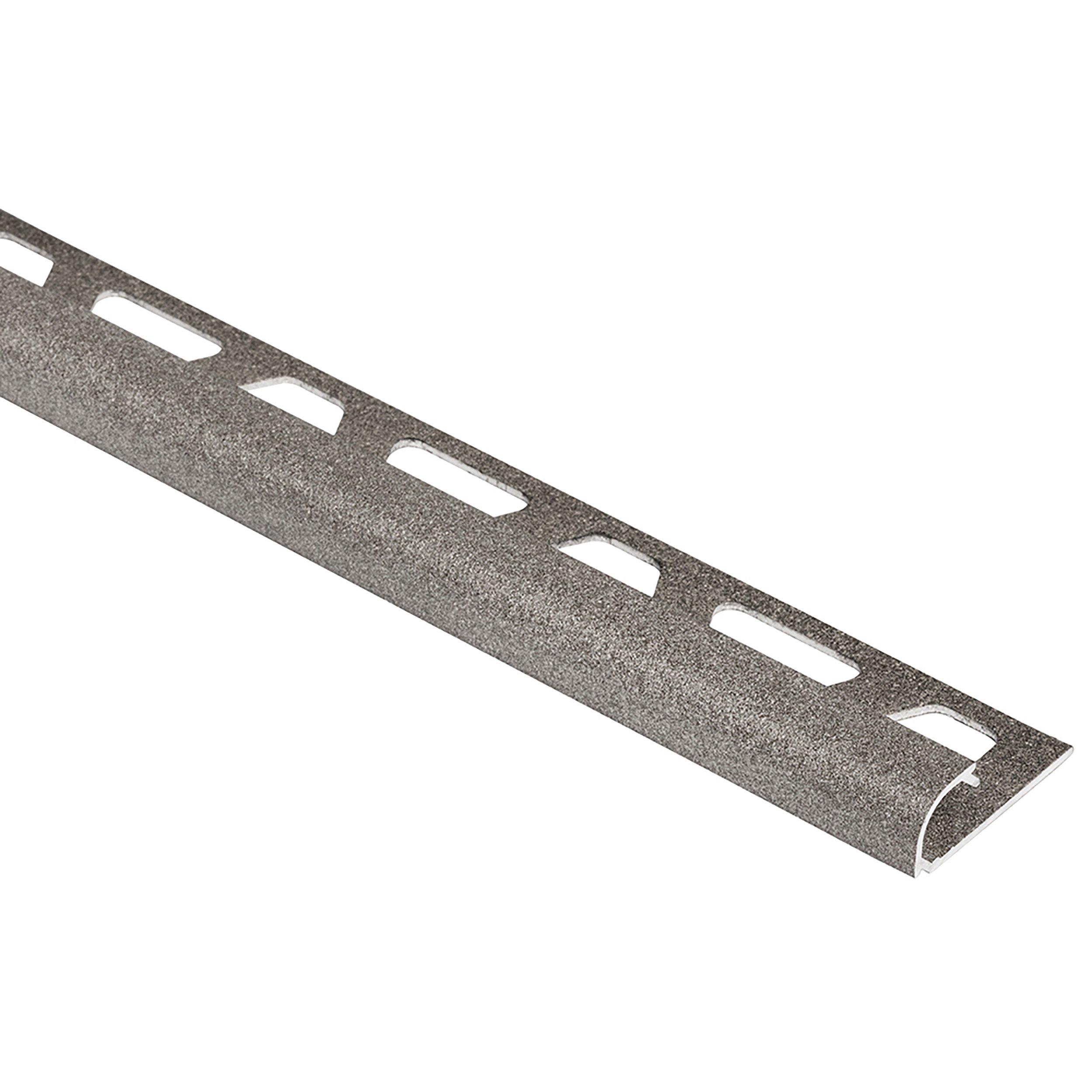 Schluter Rondec  3/8in. x 10ft. Aluminum Stone Grey
