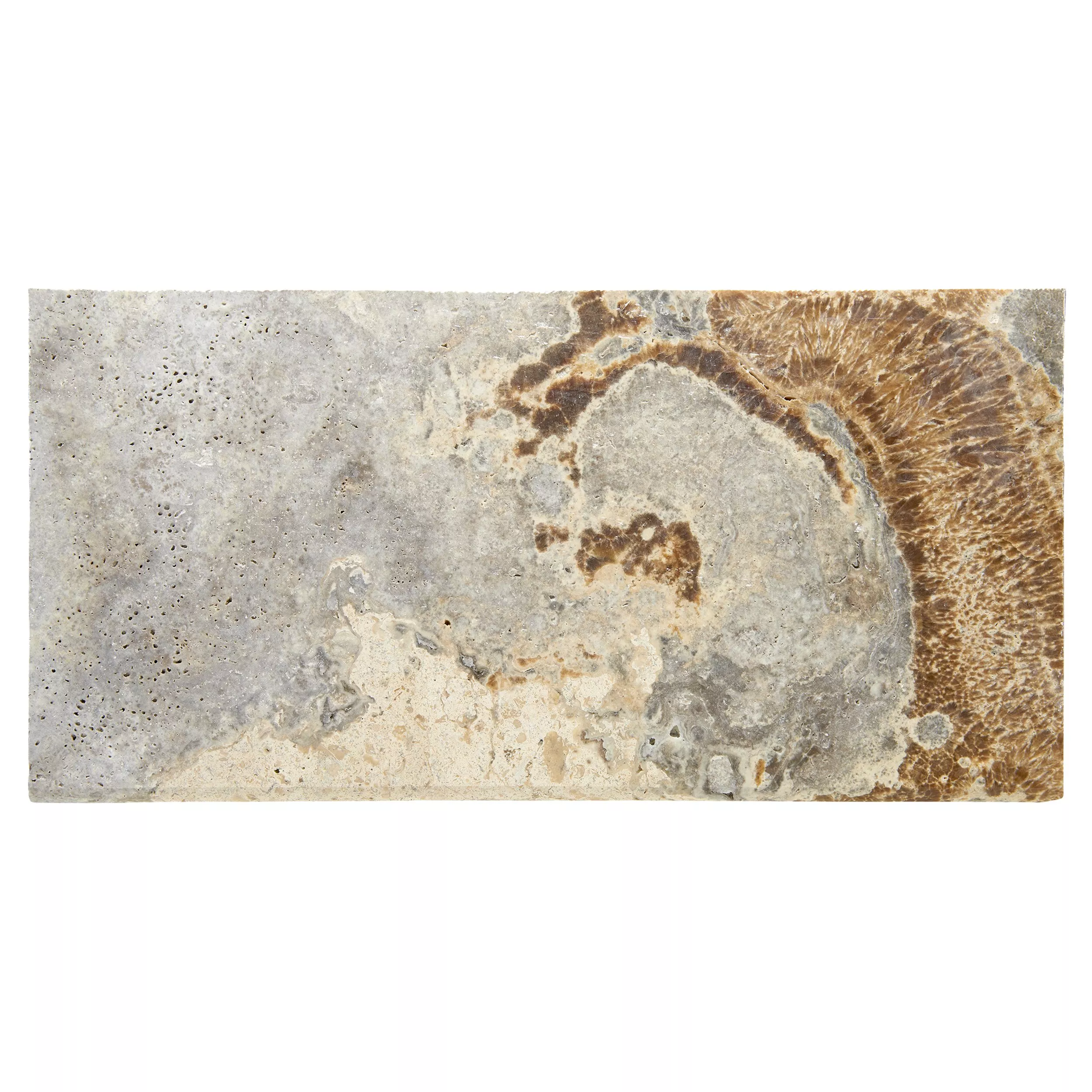 Silver Travertine Paver Coping