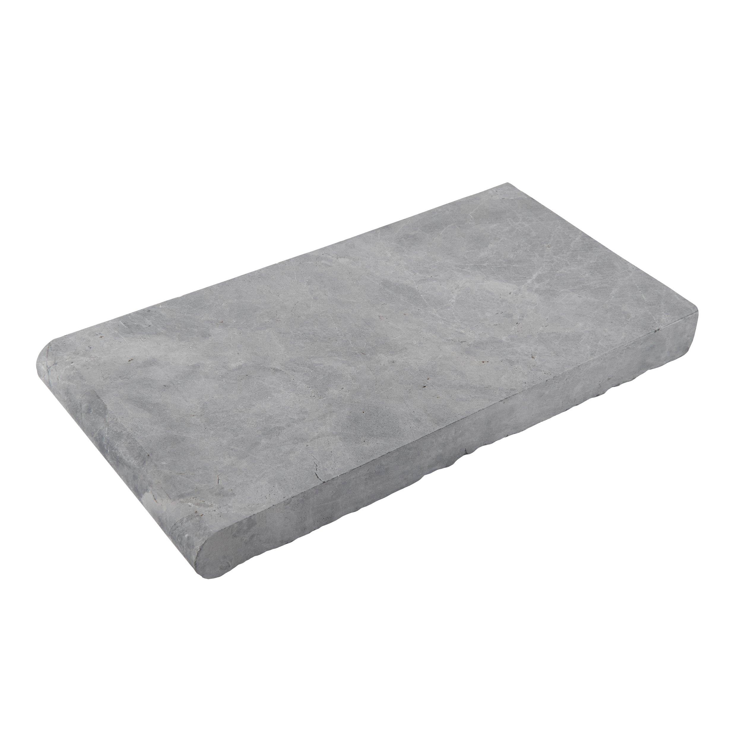 Tundra Sandblasted Marble Bullnose Coping 3cm. Paver