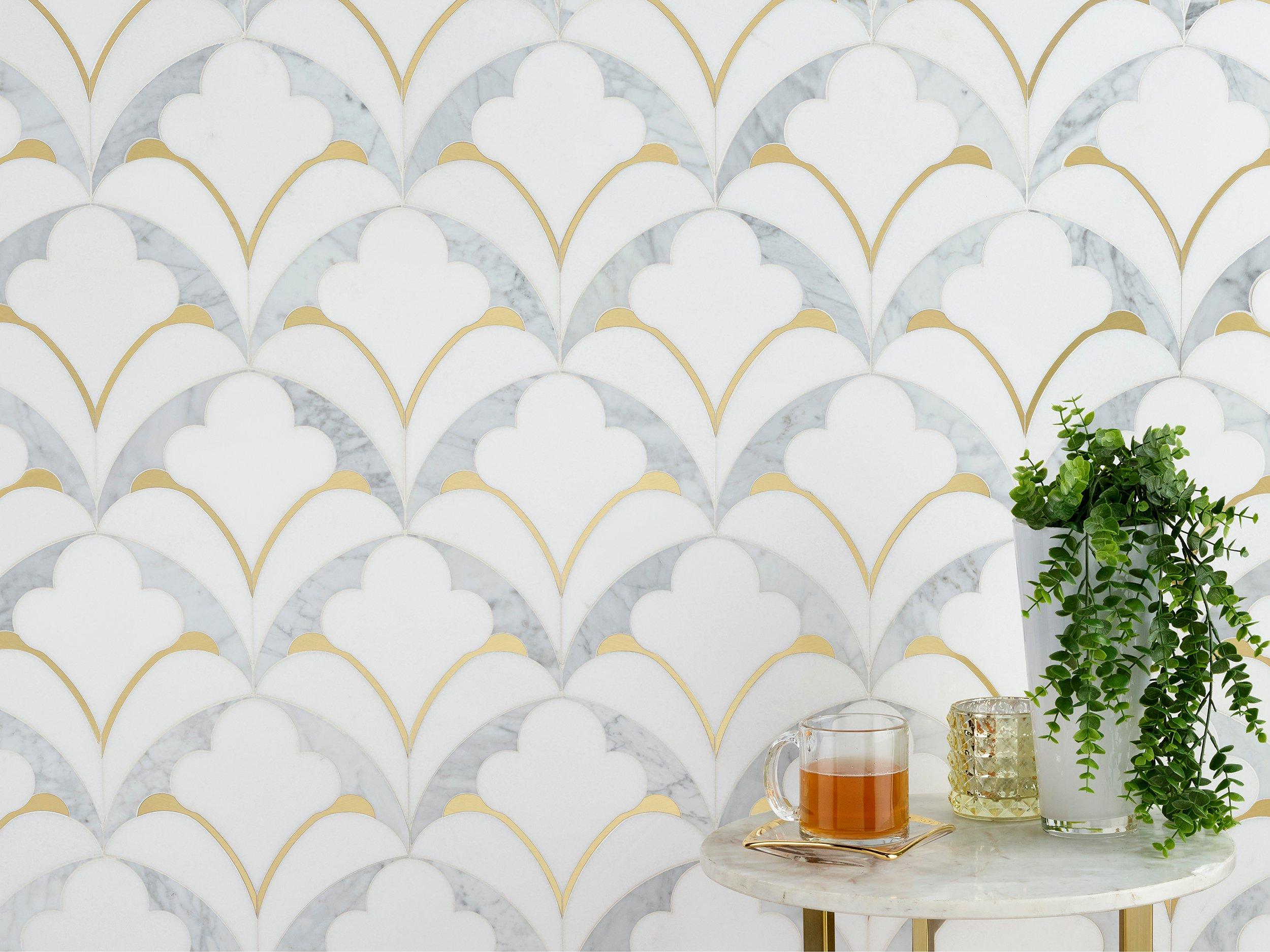 Pegasus II Marble Waterjet Mosaic