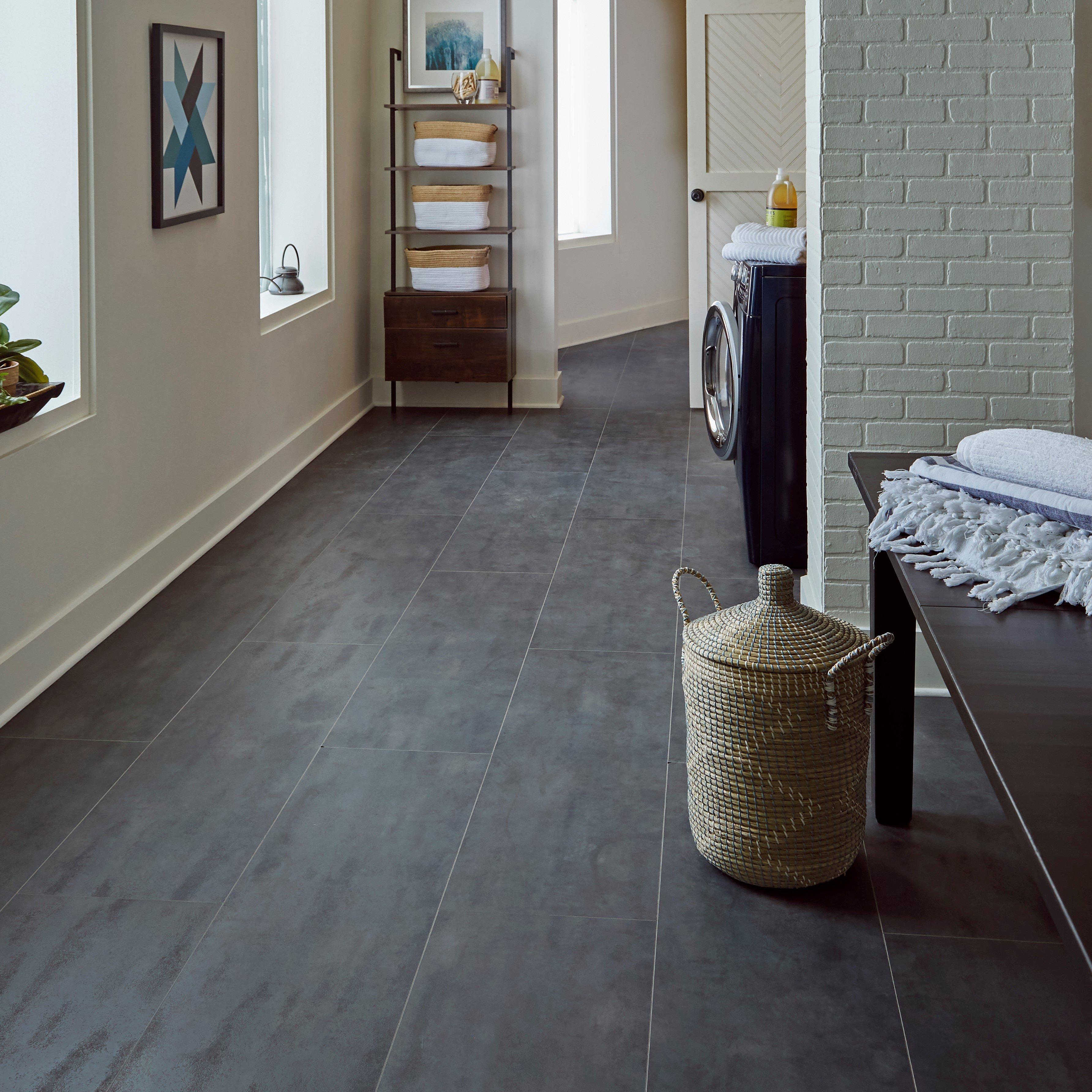 Carbon Ash Hybrid Resilient Flooring
