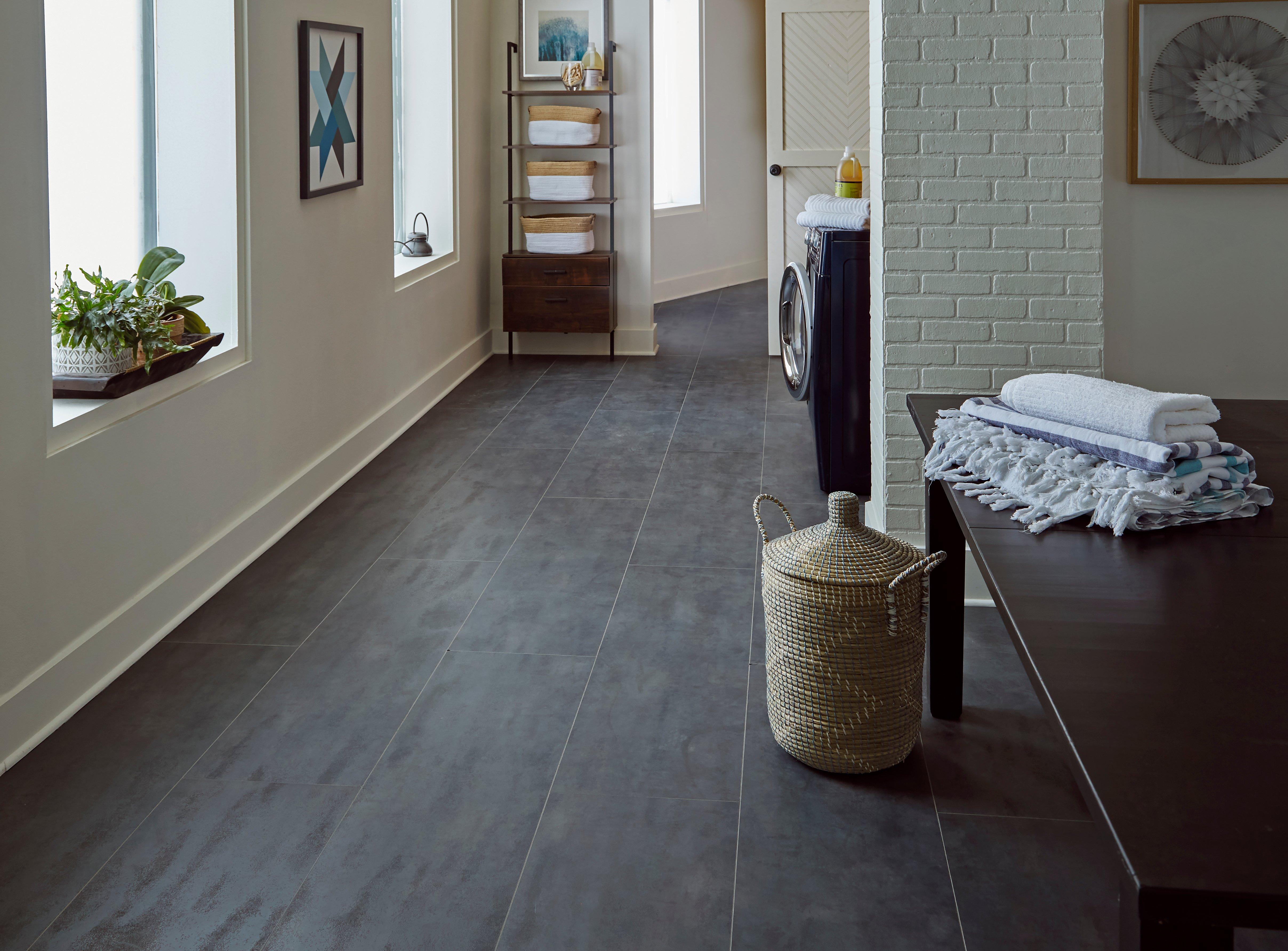 Carbon Ash Hybrid Resilient Flooring