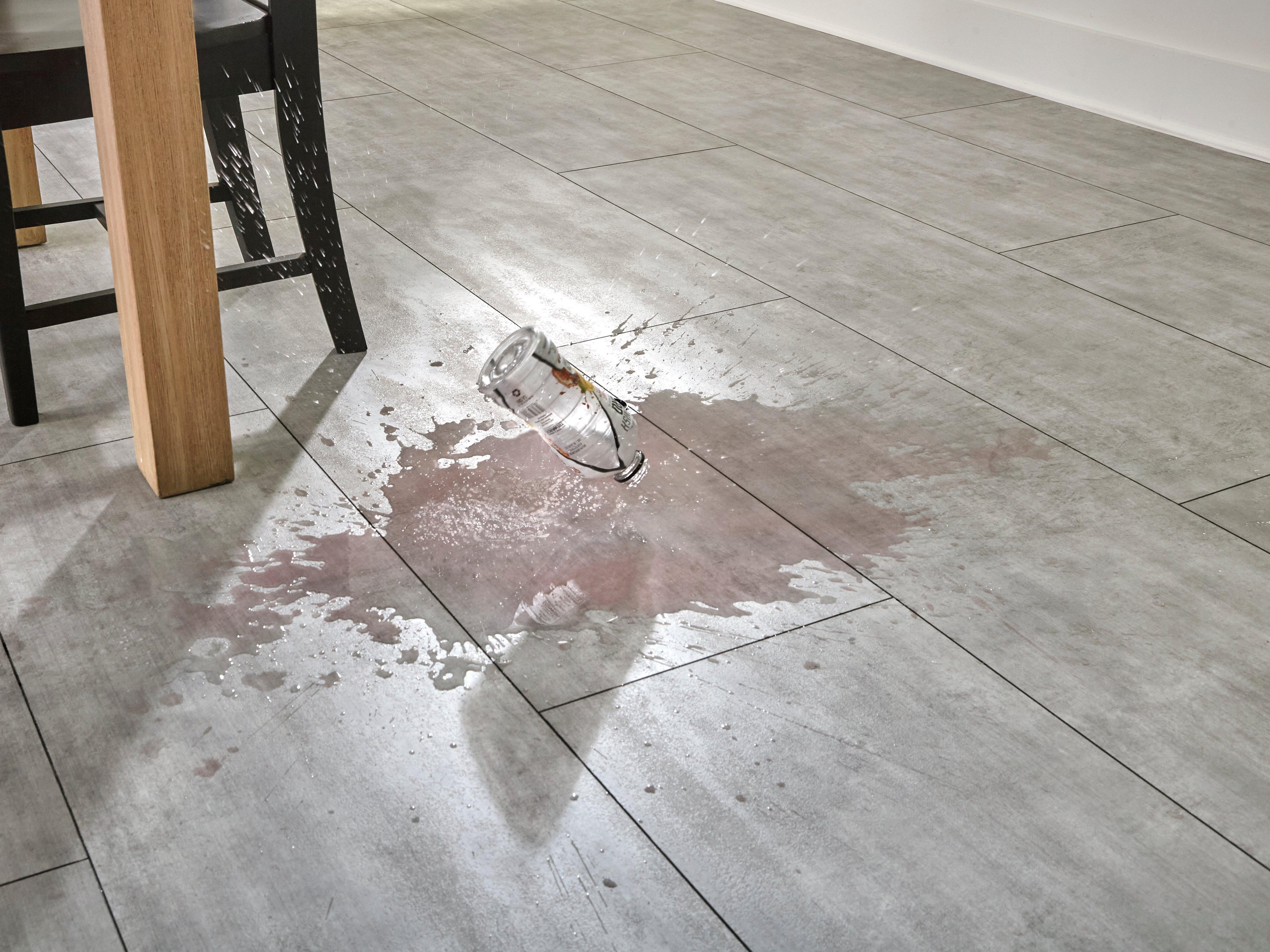 Calypso Gray Hybrid Resilient Flooring
