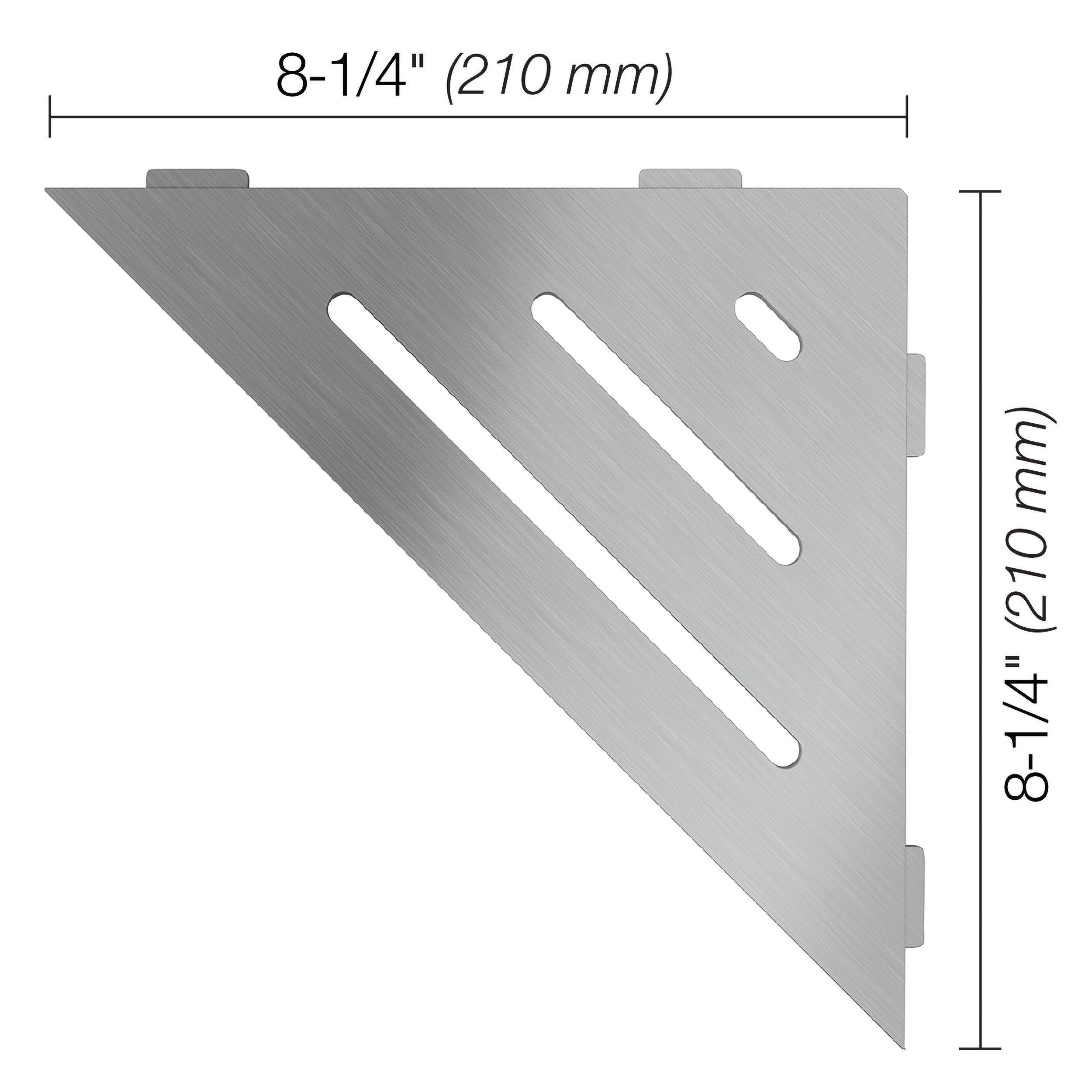 Schluter Triangular Wave Corner Shelf