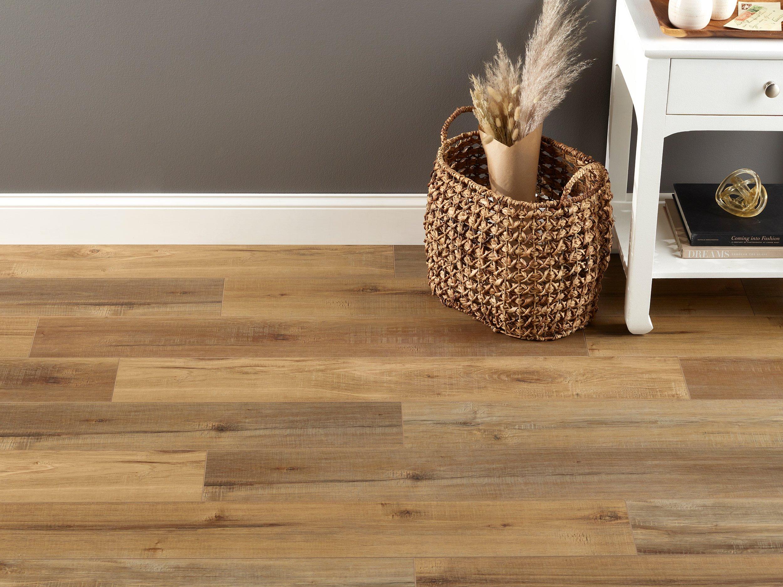 Pompano Pine Waterproof Rigid Core Luxury Vinyl Plank - Cork Pad