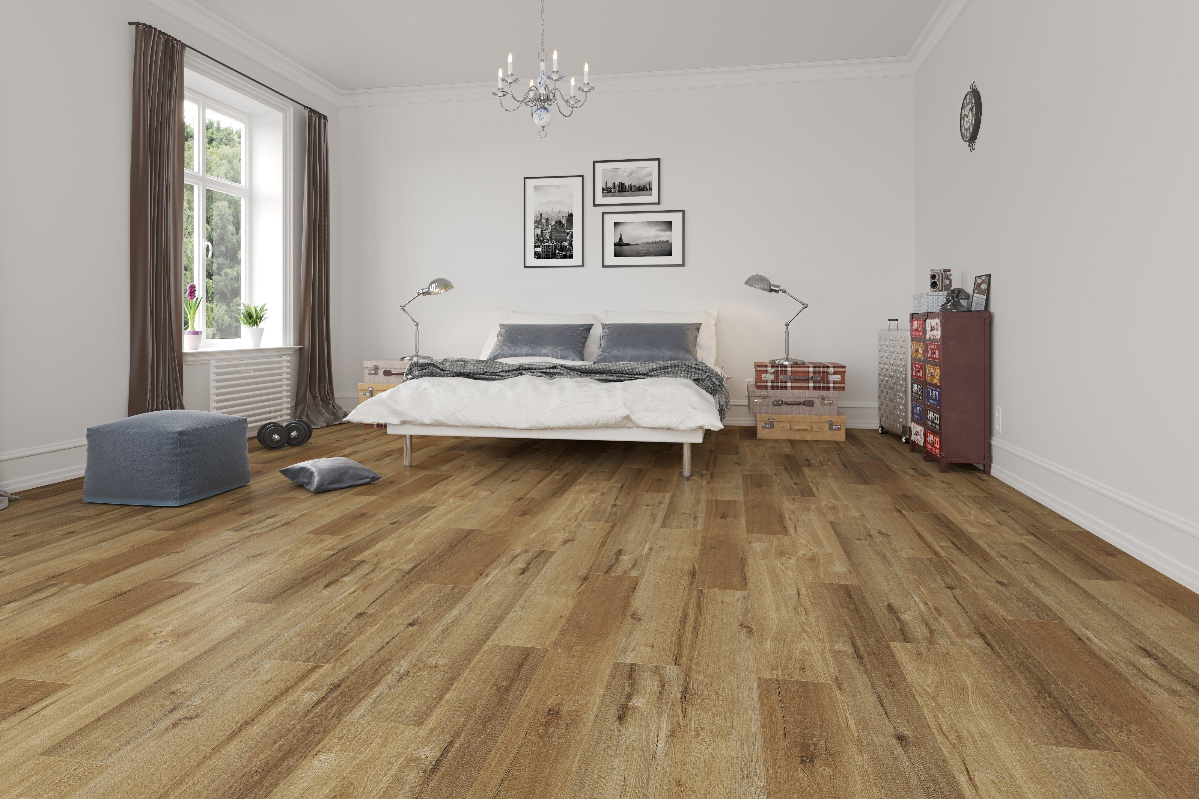 Pompano Pine Waterproof Rigid Core Luxury Vinyl Plank - Cork Pad