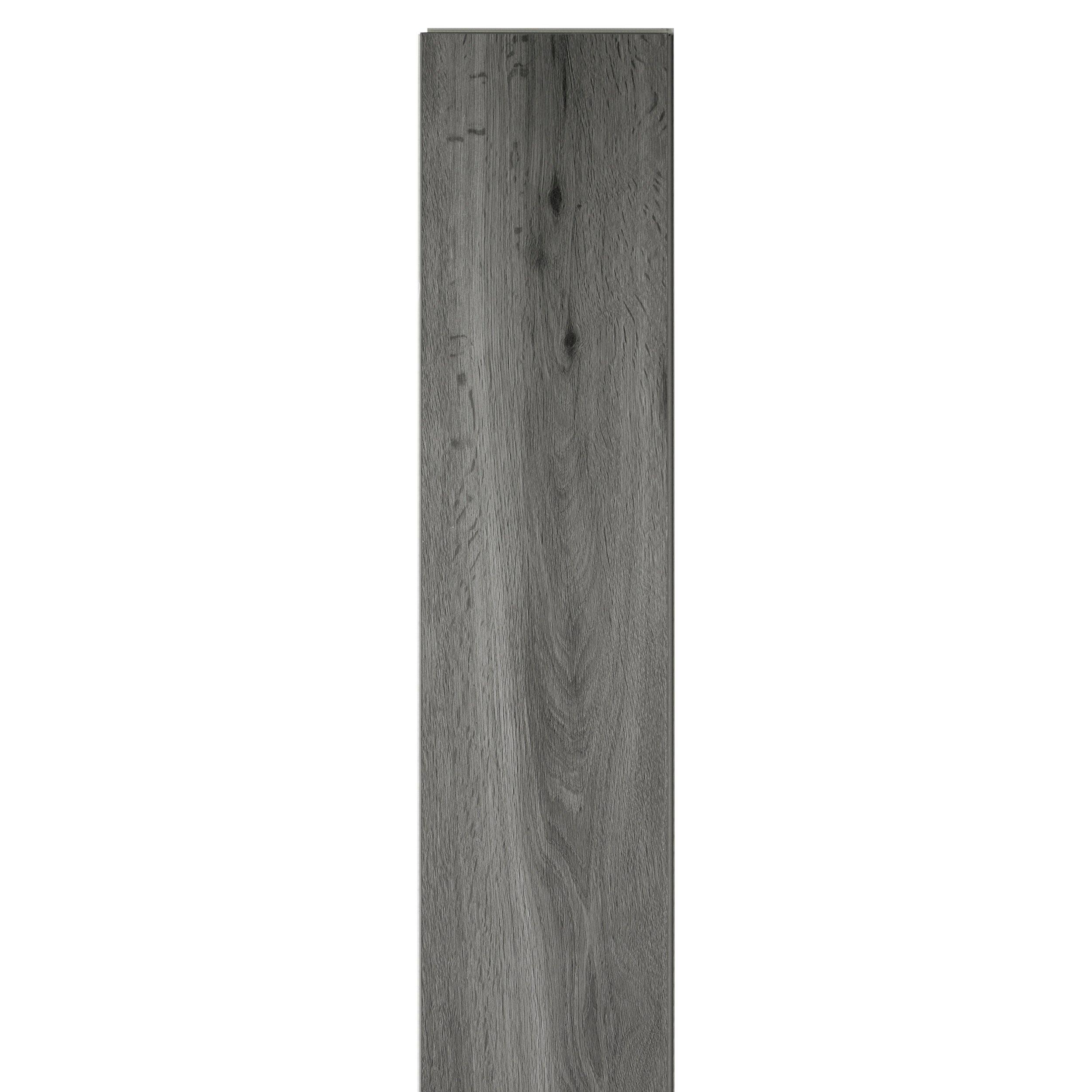 Neptune Gray Rigid Core Luxury Vinyl Plank - Cork Back