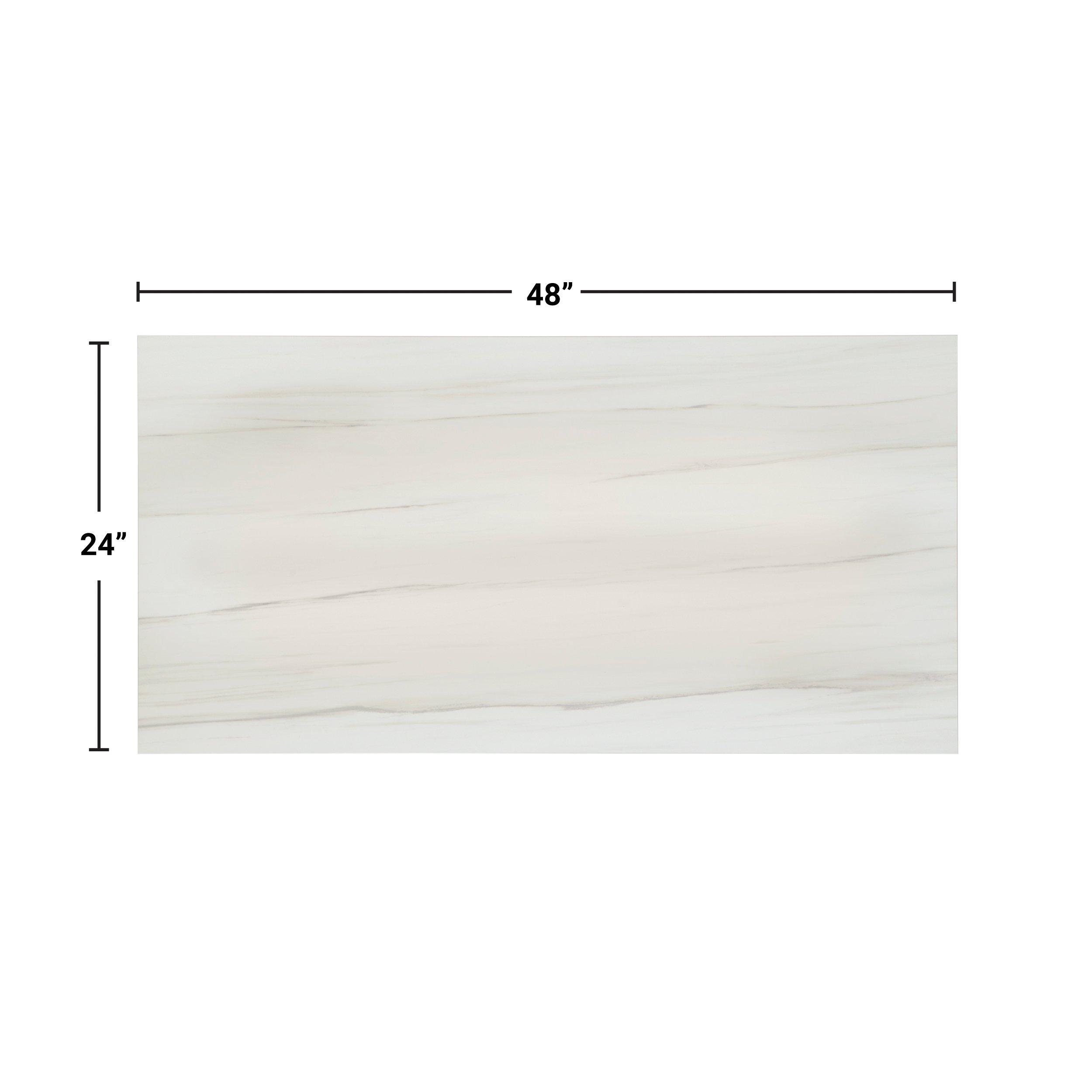 Carrara Zebrino Matte Porcelain Tile Floor and Decor