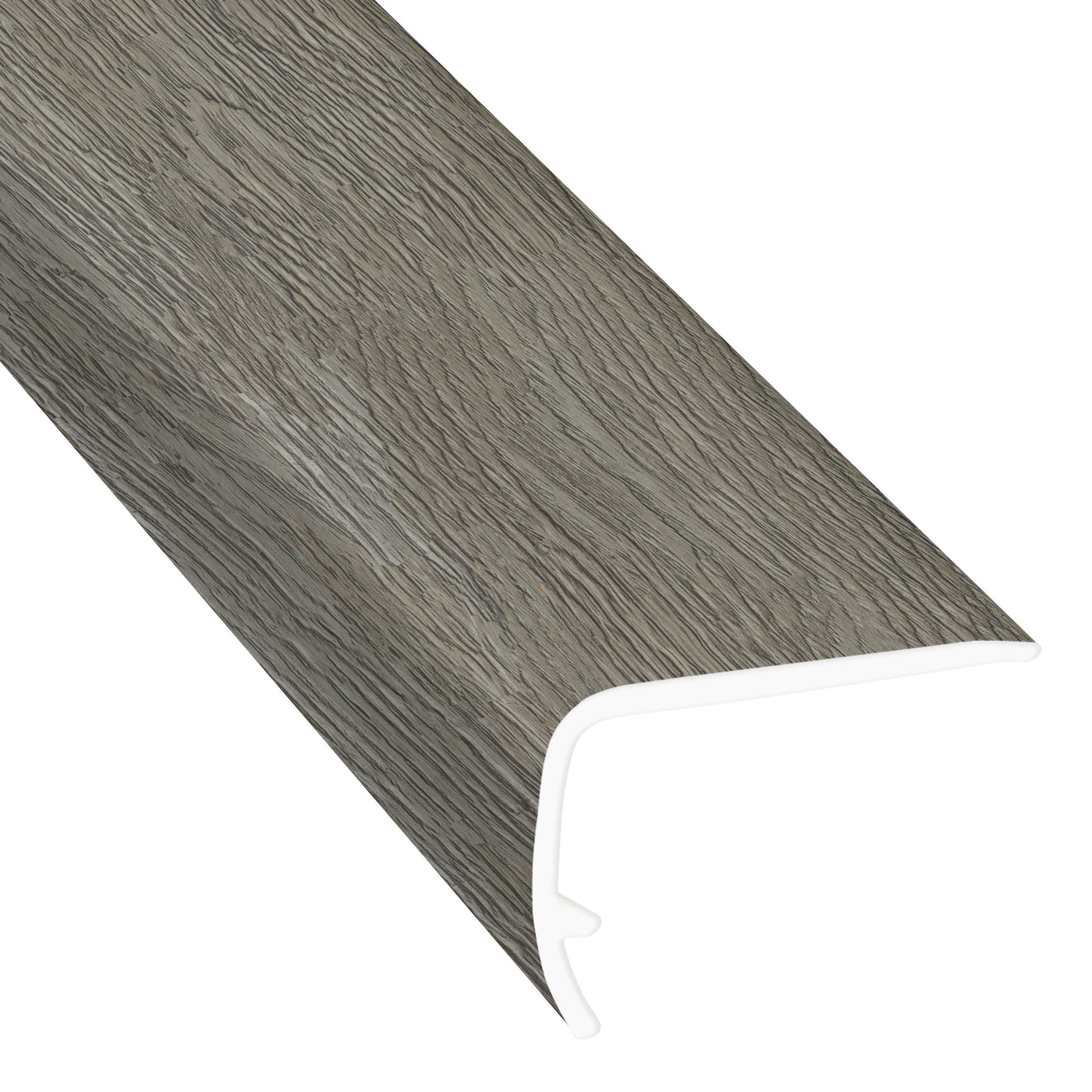 Color 5320F 94 in. Vinyl Overlapping Stair Nose
