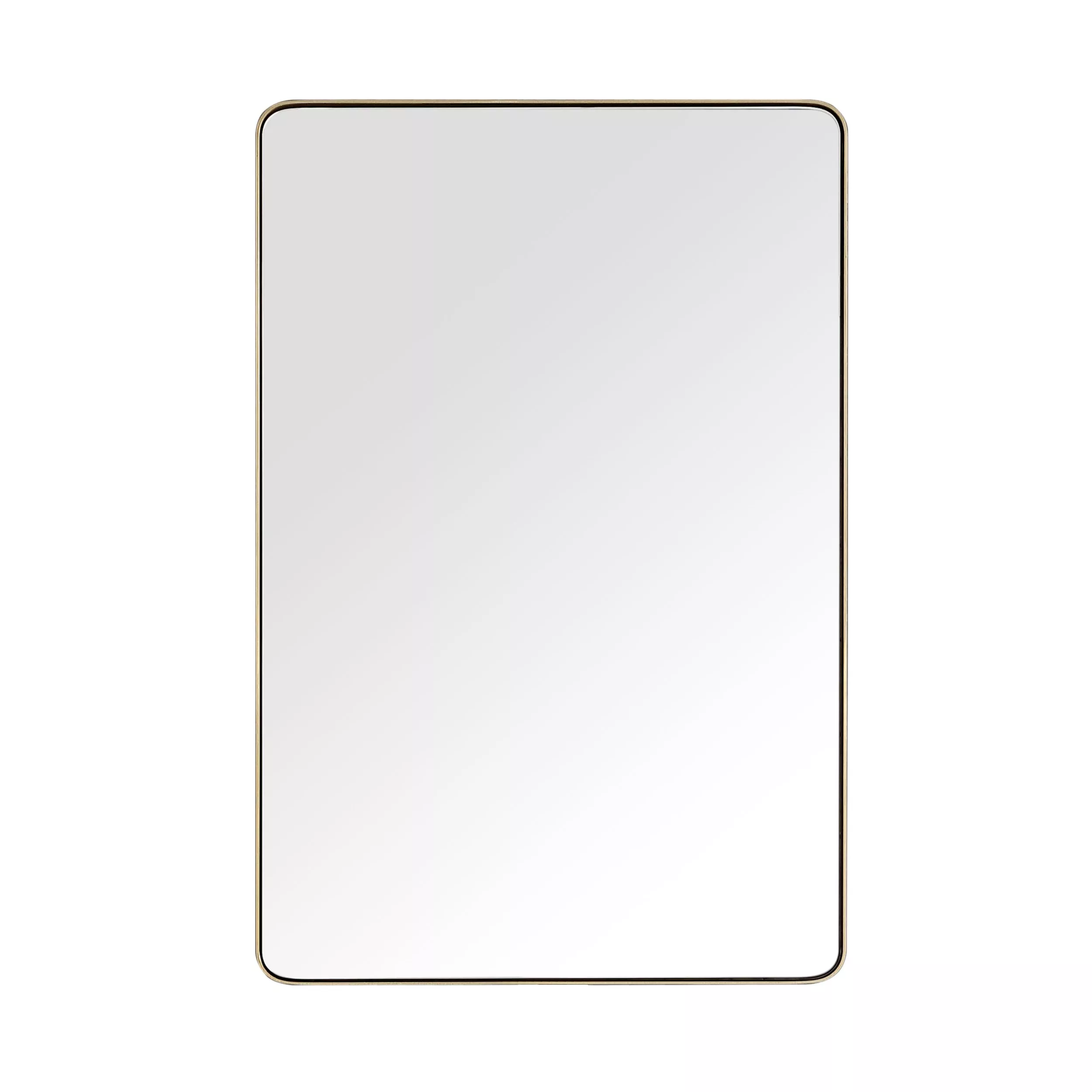 Lucca 24 in. Brushed Gold Mirror