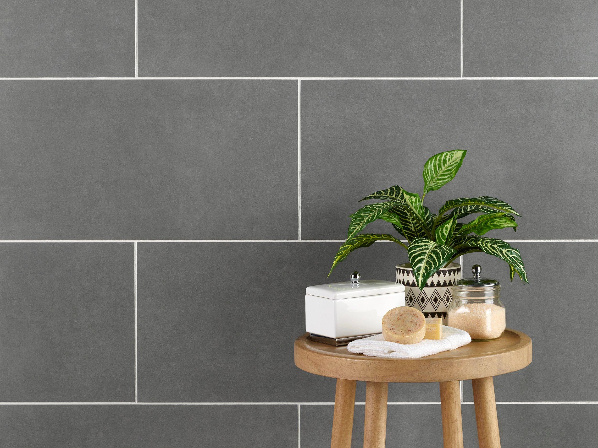 Simply Modern 12 x 24 Floor & Wall Tile in Grey