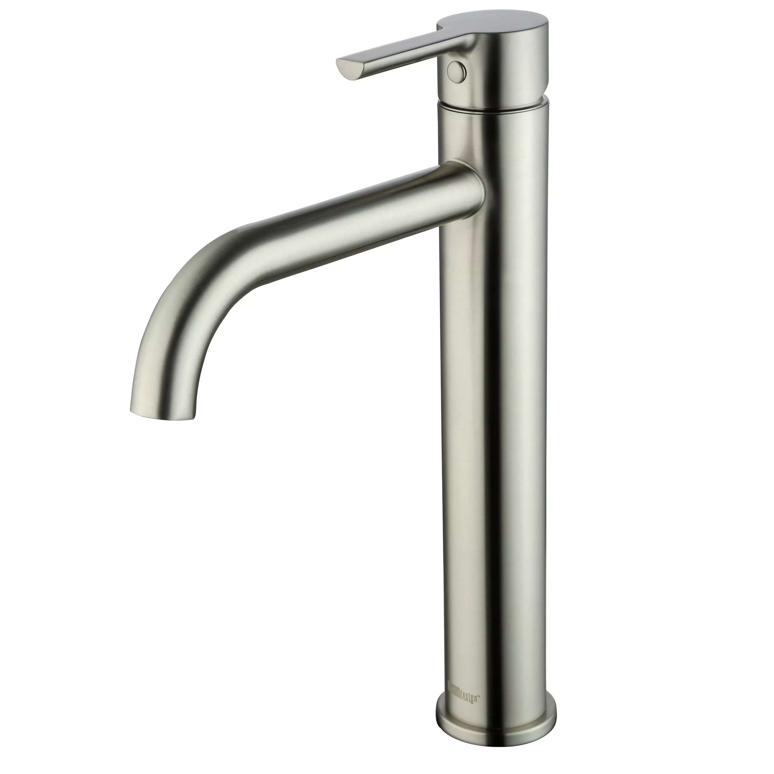 Rhiver Single Handle Brushed Nickel Vessel Bath Faucet