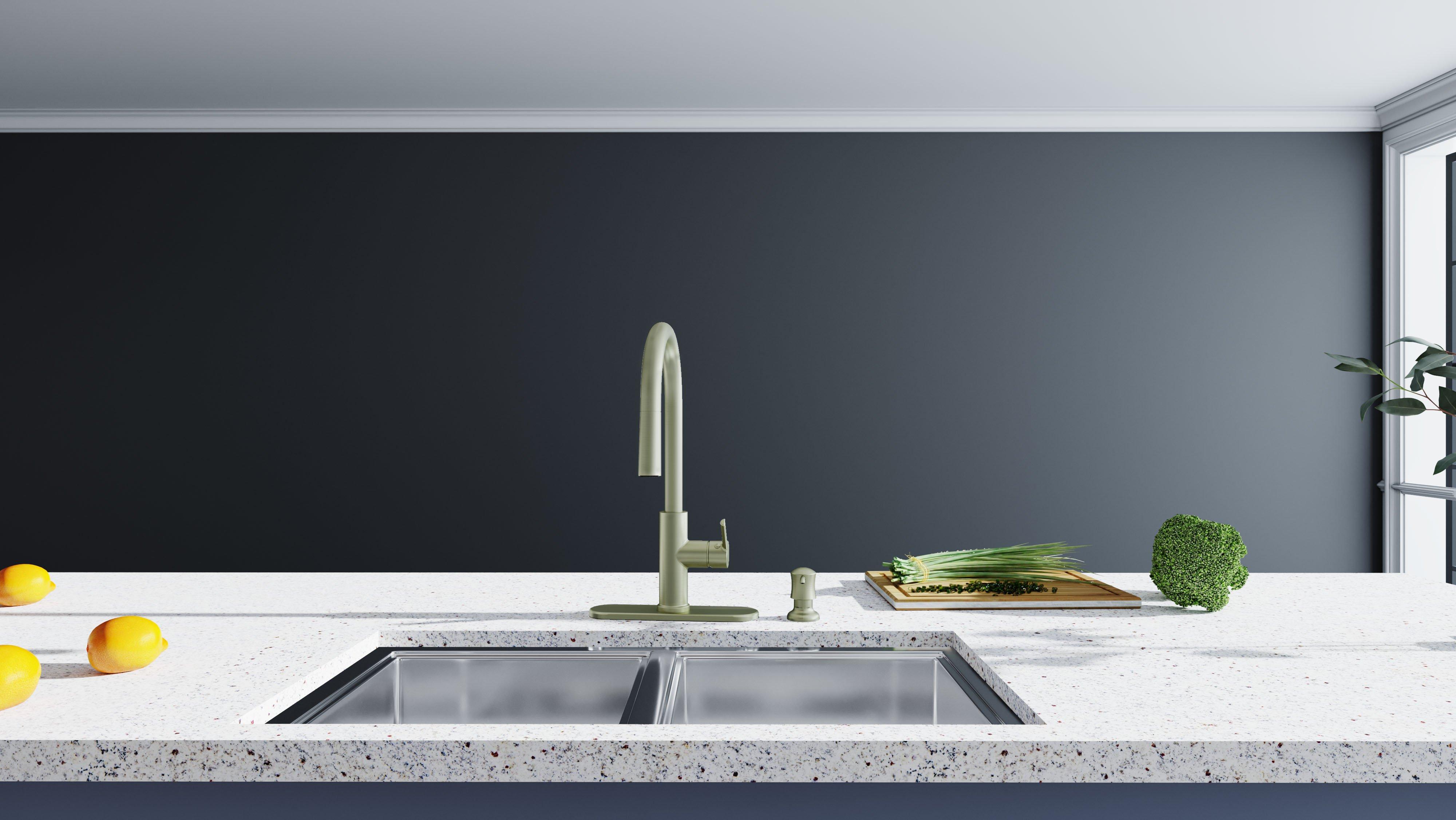 Palette Profile - A Kitchen With Deep Greys, Quartzite, And Brushed Nickel