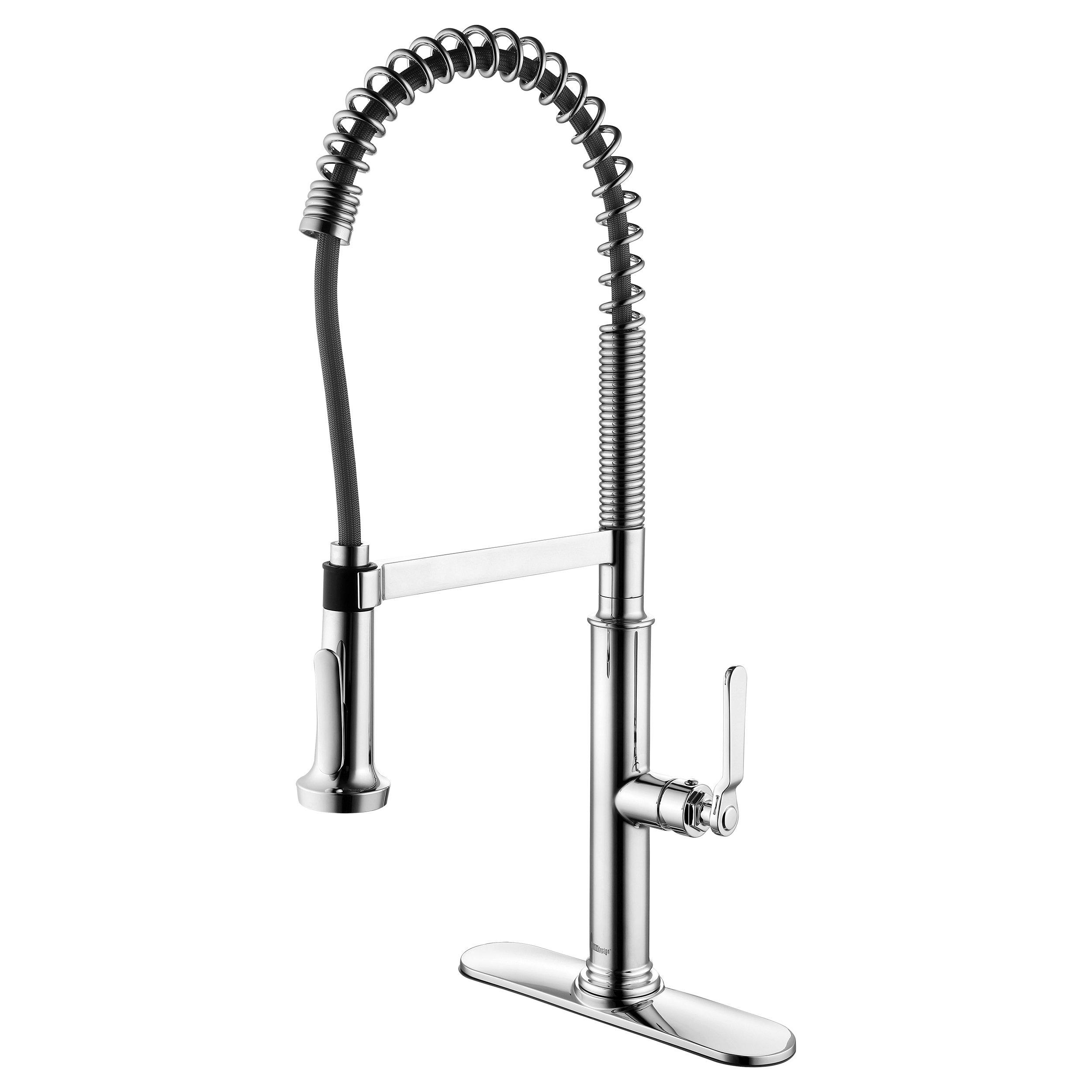 Wyatt  Single Handle Chrome Kitchen Faucet
