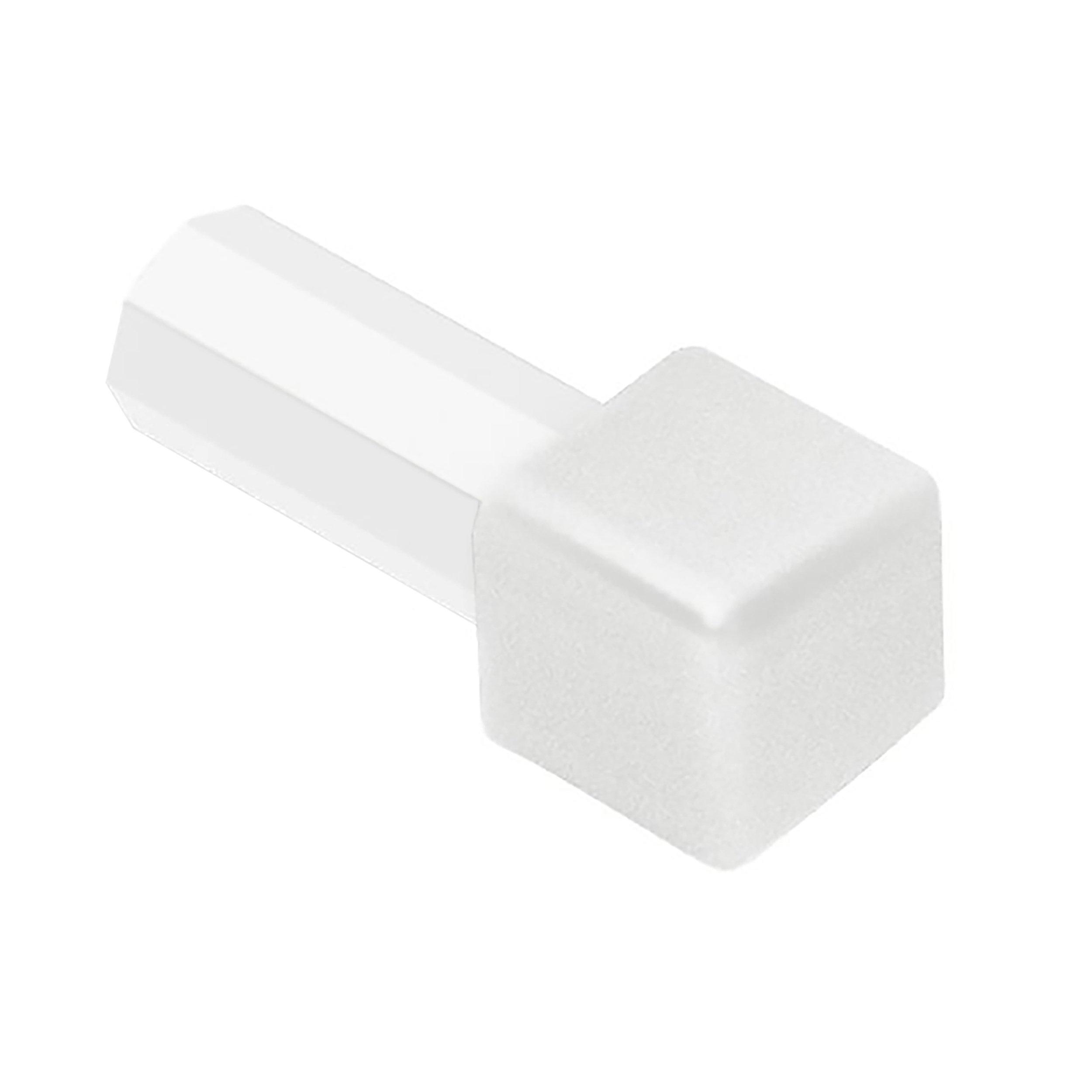 Schluter Quadec In/Out Corner 3/16in. Aluminum White