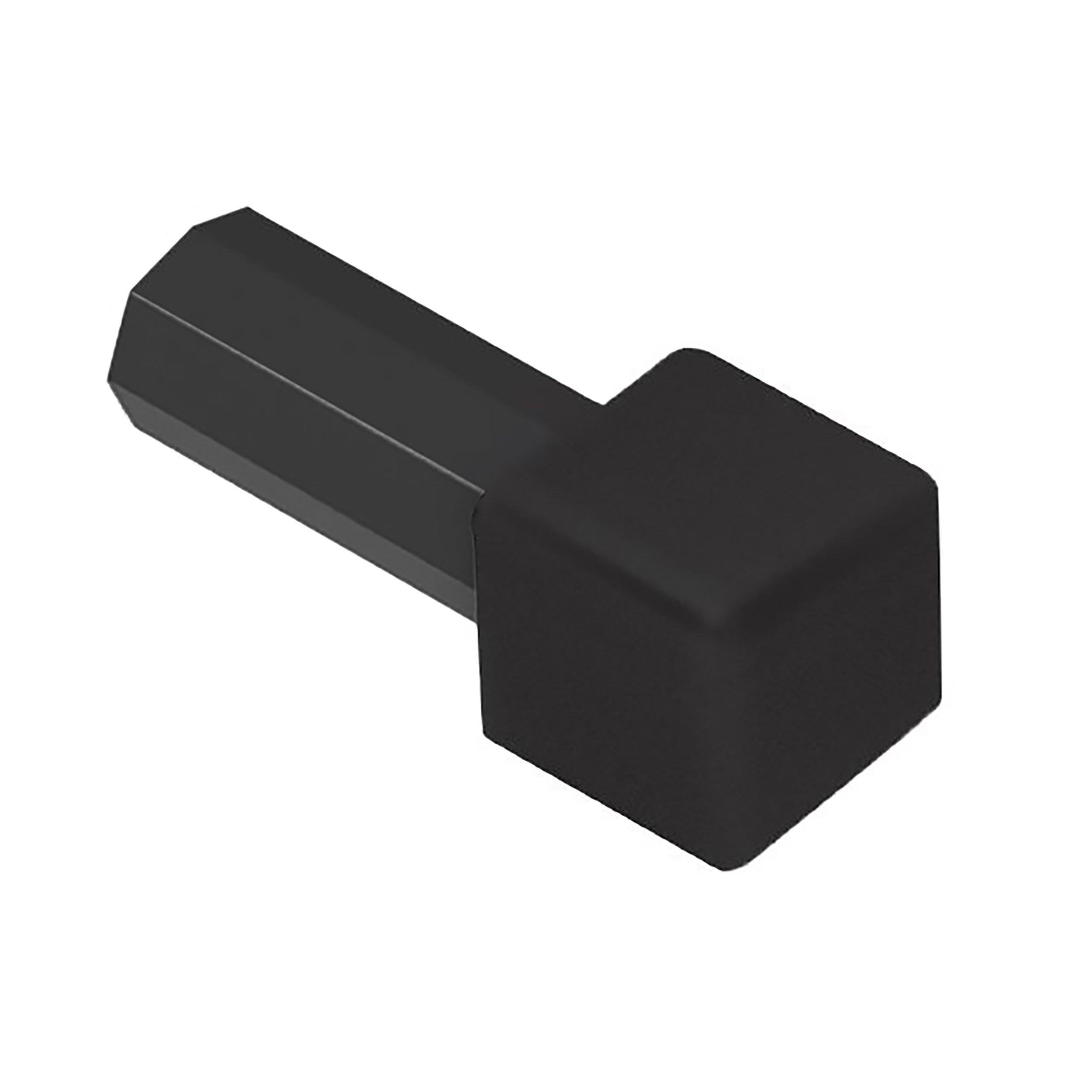 Schluter Quadec In/Out Corner 1/4in. Aluminum Black