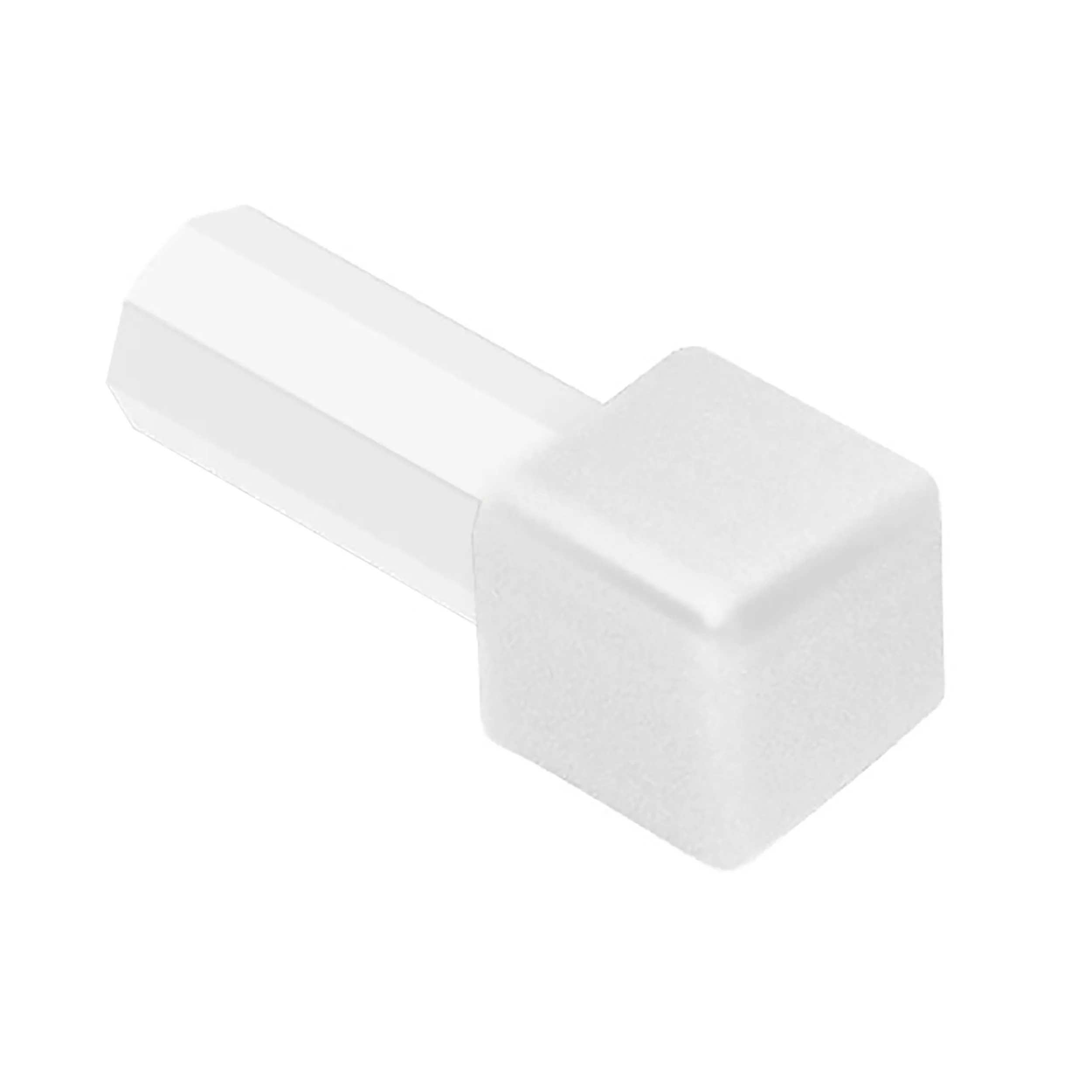 Schluter Quadec In/Out Corner 5/16in. Aluminum White