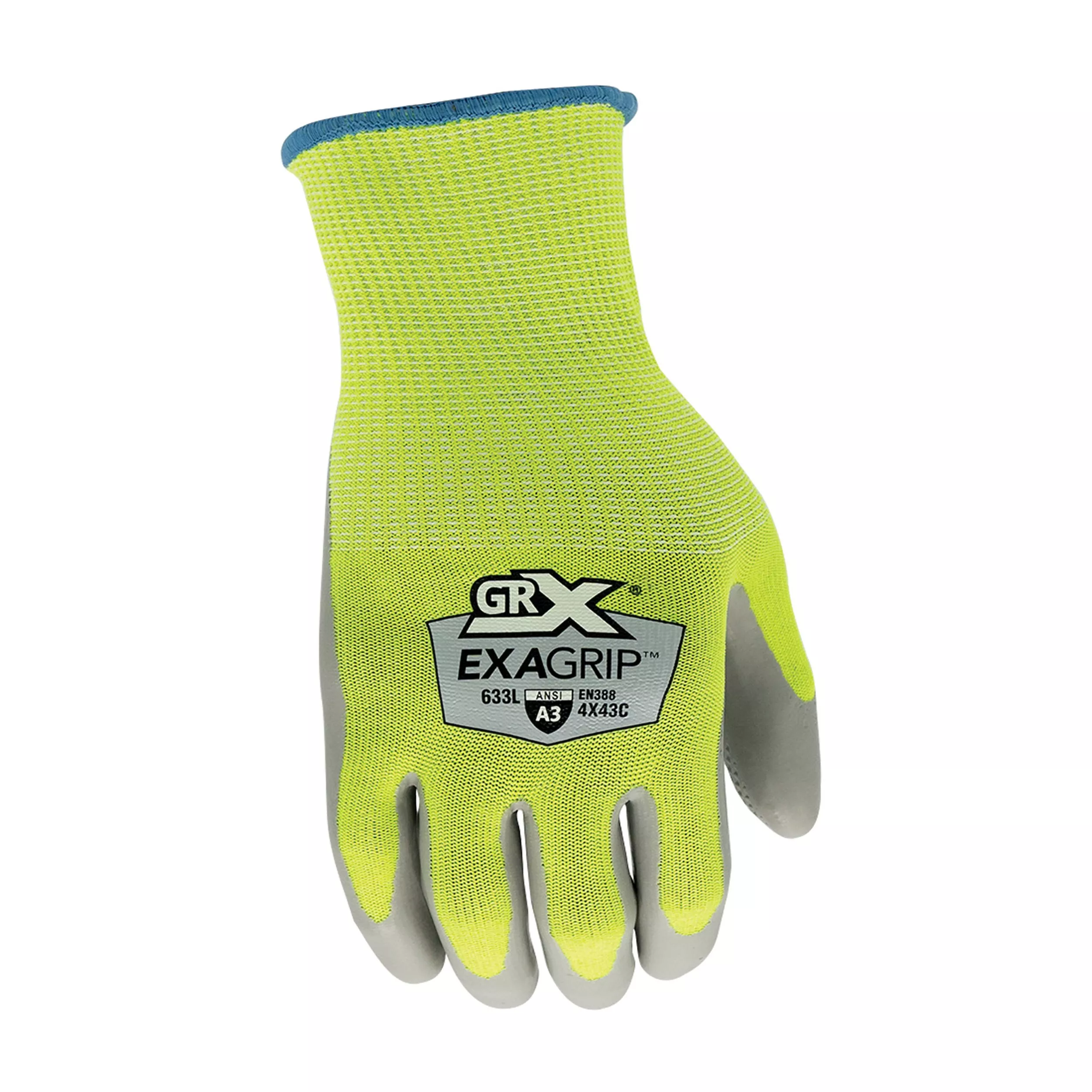 GRX CUT633 Exagrip Latex Gloves - XLarge