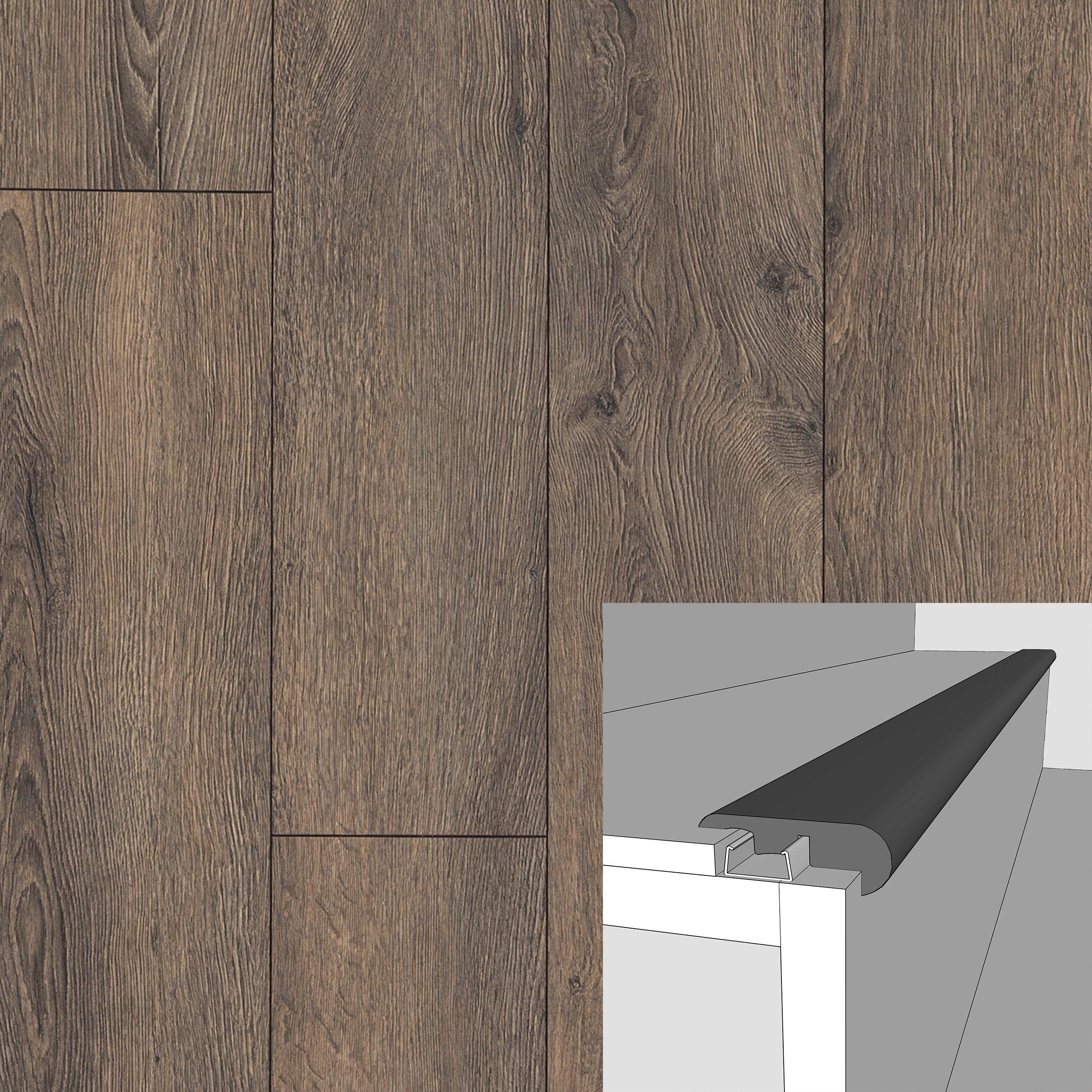 Bentley Manor 94in. Laminate Overlapping Stair Nose