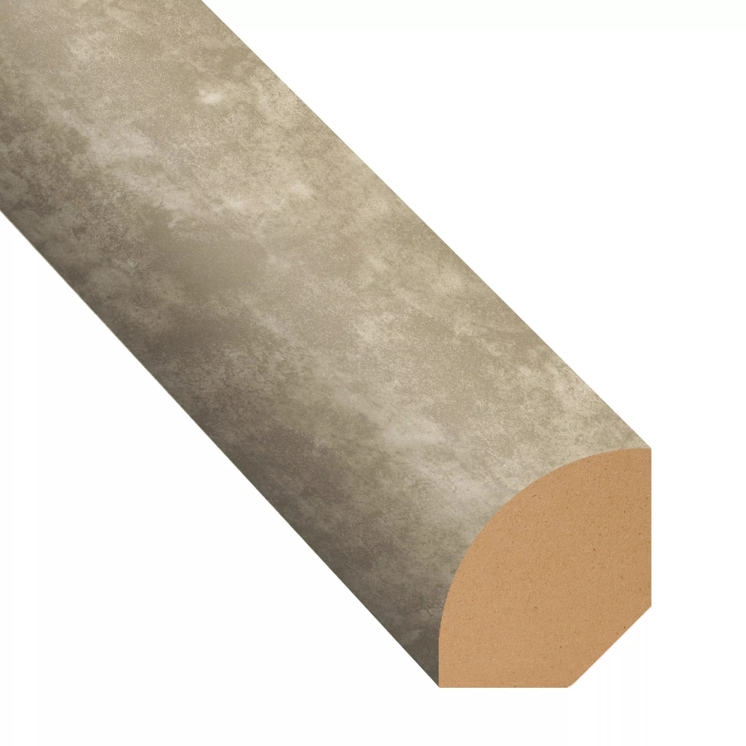 Biscotti Crema 94in. Vinyl Quarter Round