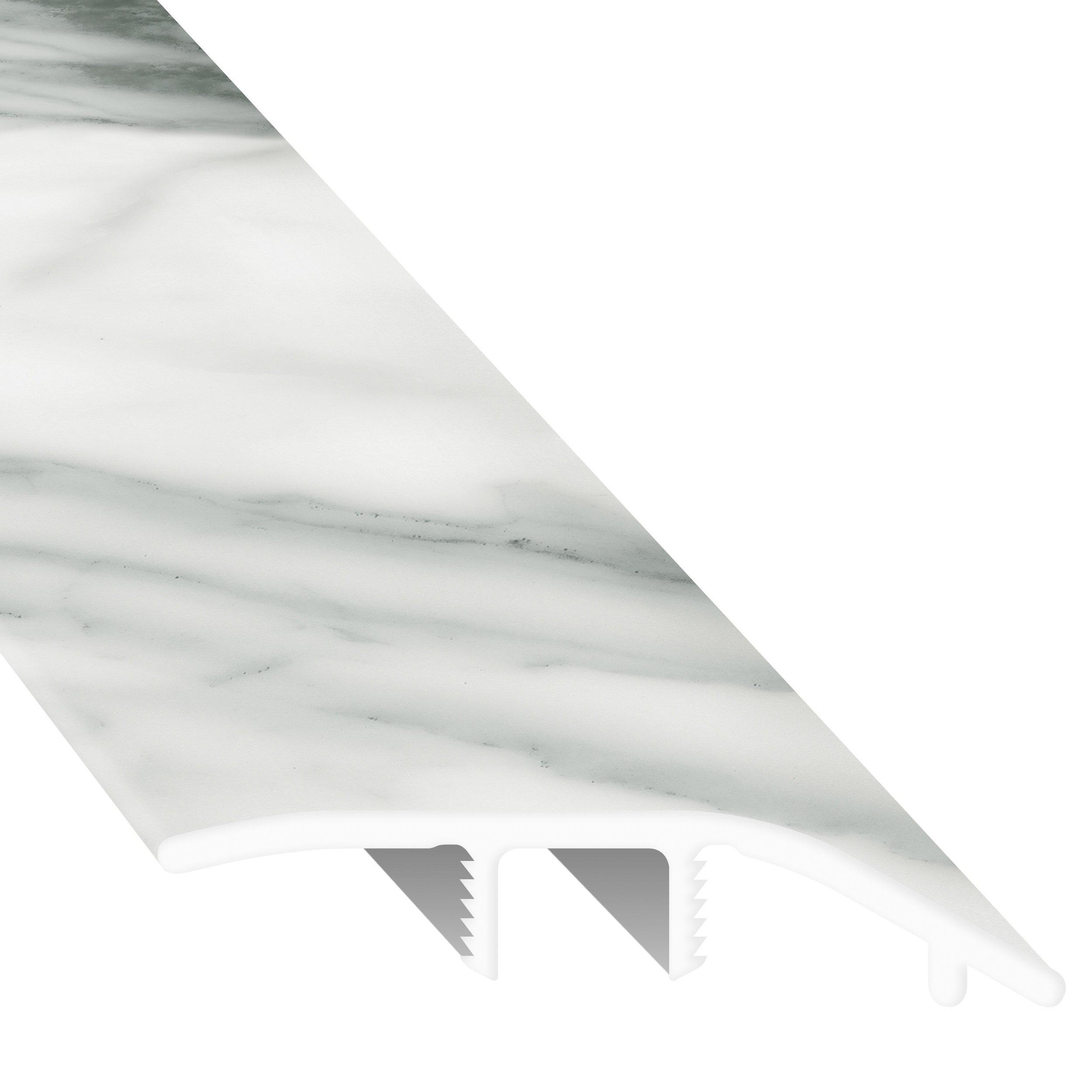 Strada Marble Tile 94in. Vinyl Overlapping Reducer