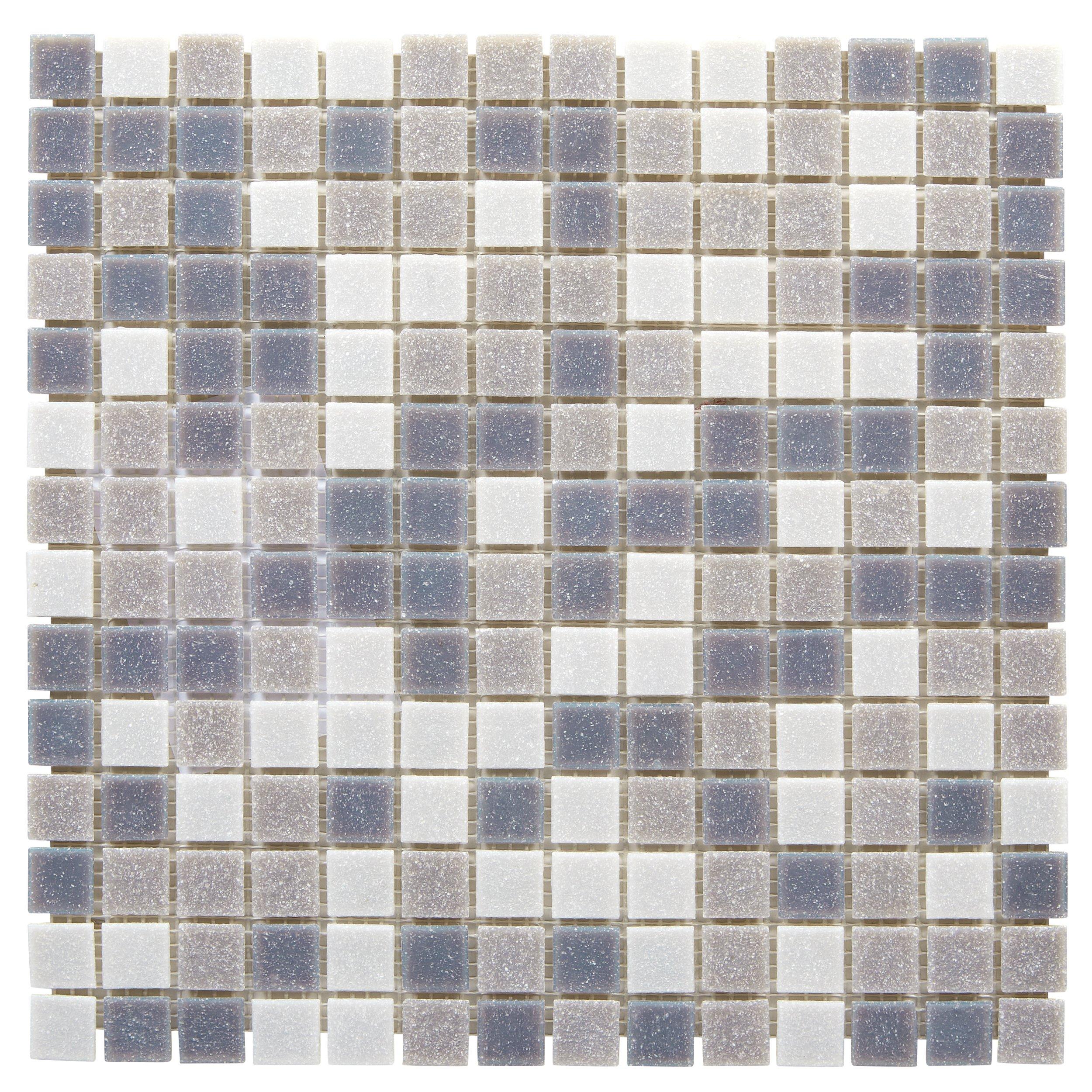 Gray Mix Glass Mosaic