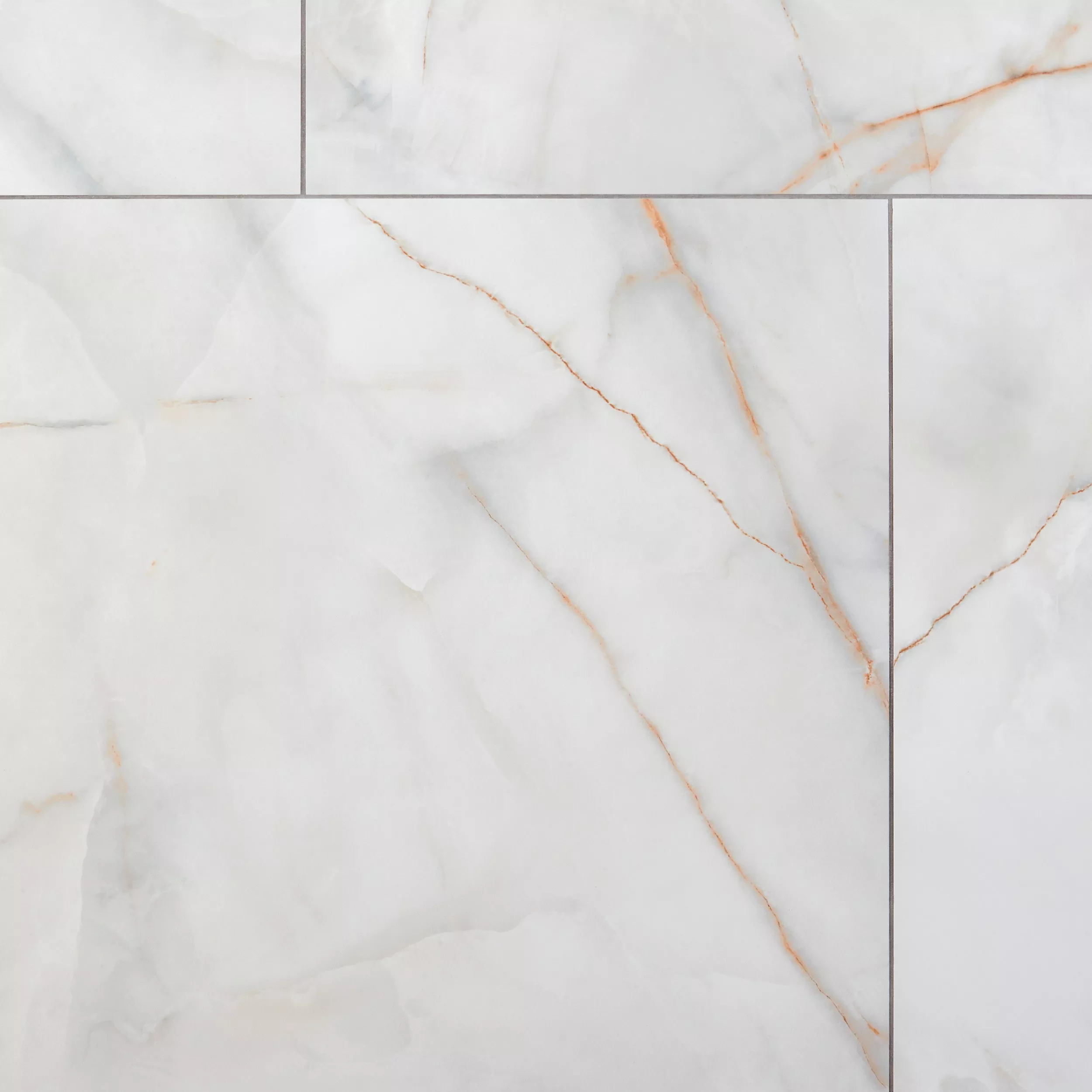 Ducale White Polished Porcelain Tile