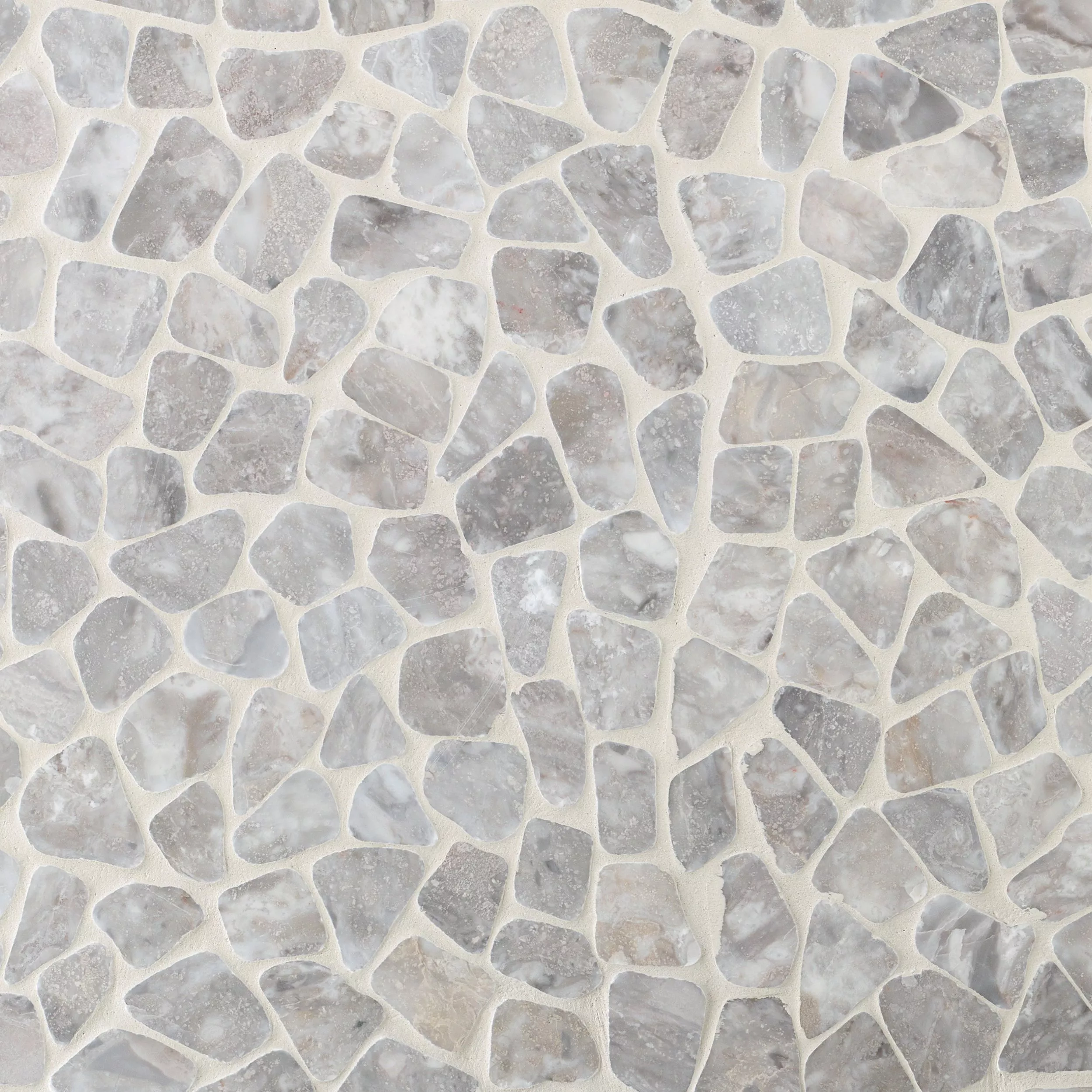 Castlerock Polished Marble Pebble Mosaic