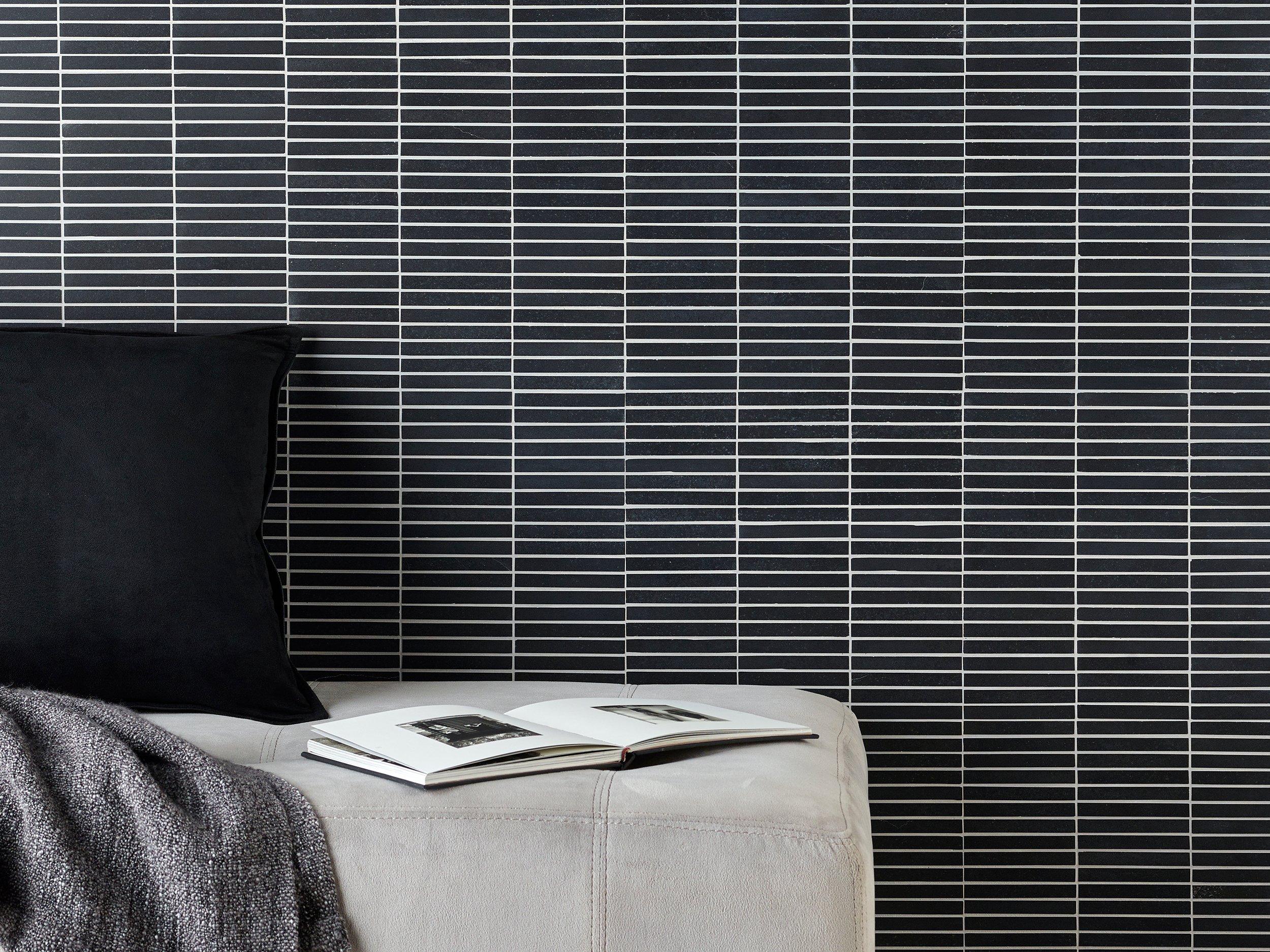 Basalt Stack Honed Mosaic