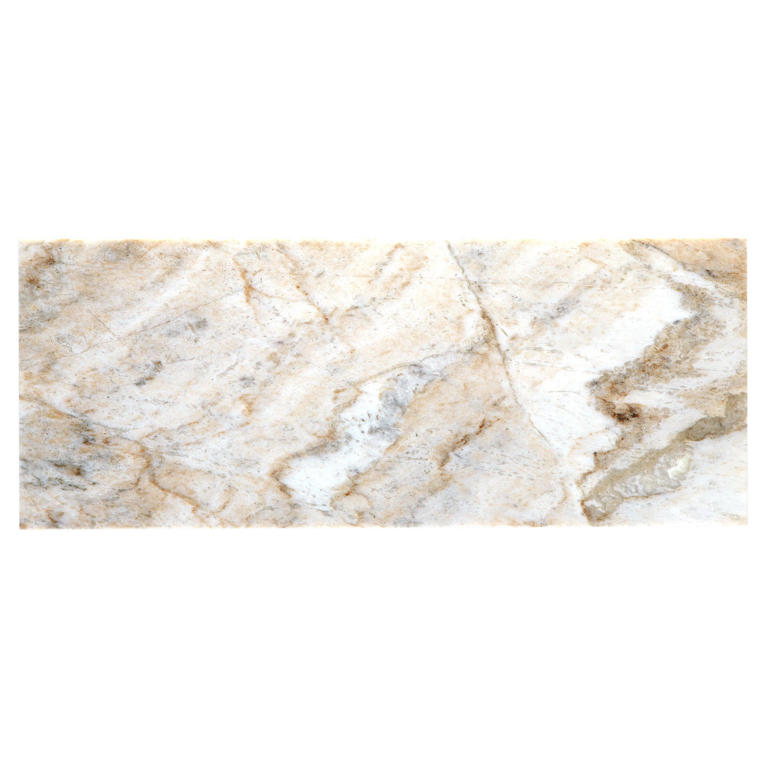 Bianco Orion Polished Marble Tile