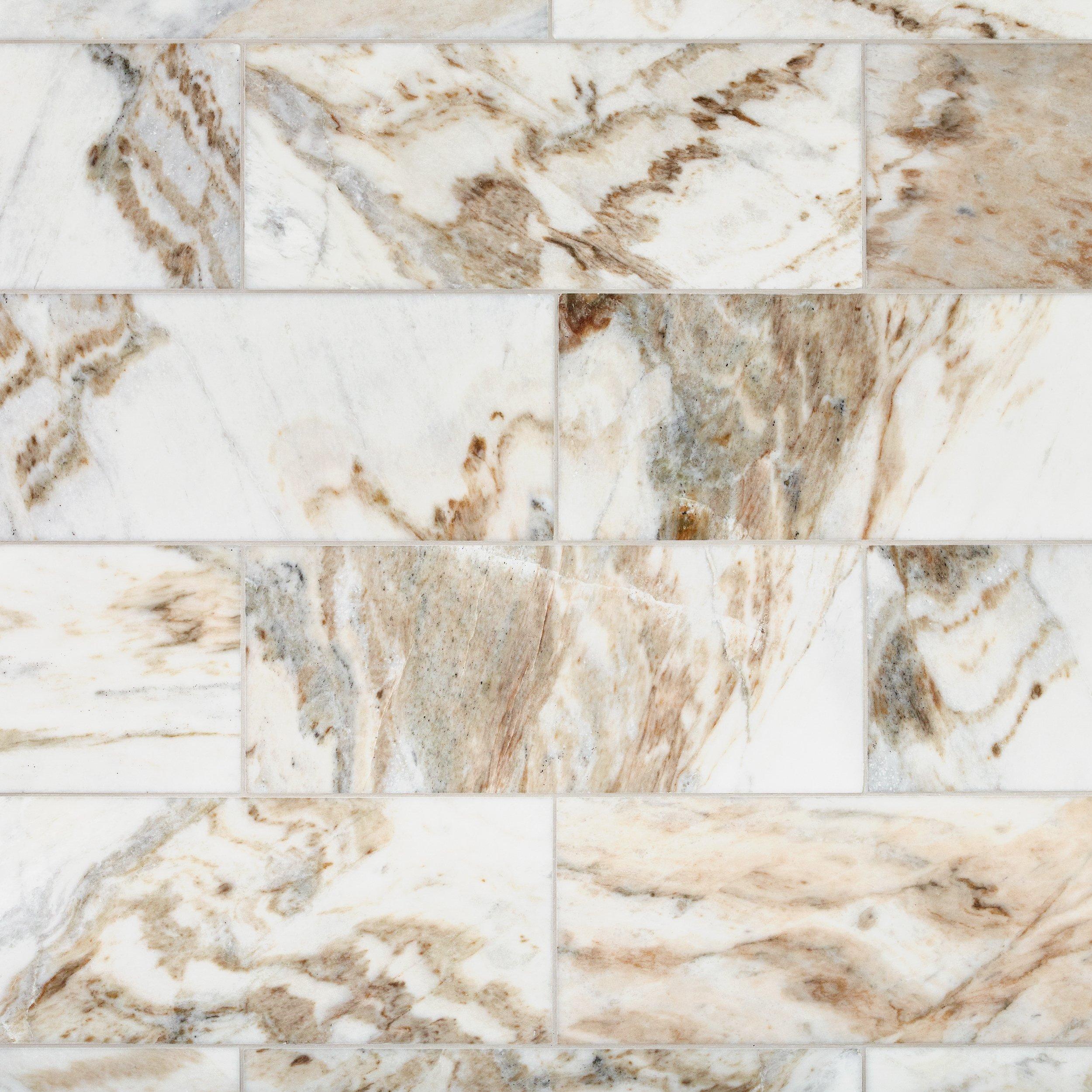 Bianco Orion Polished Marble Tile
