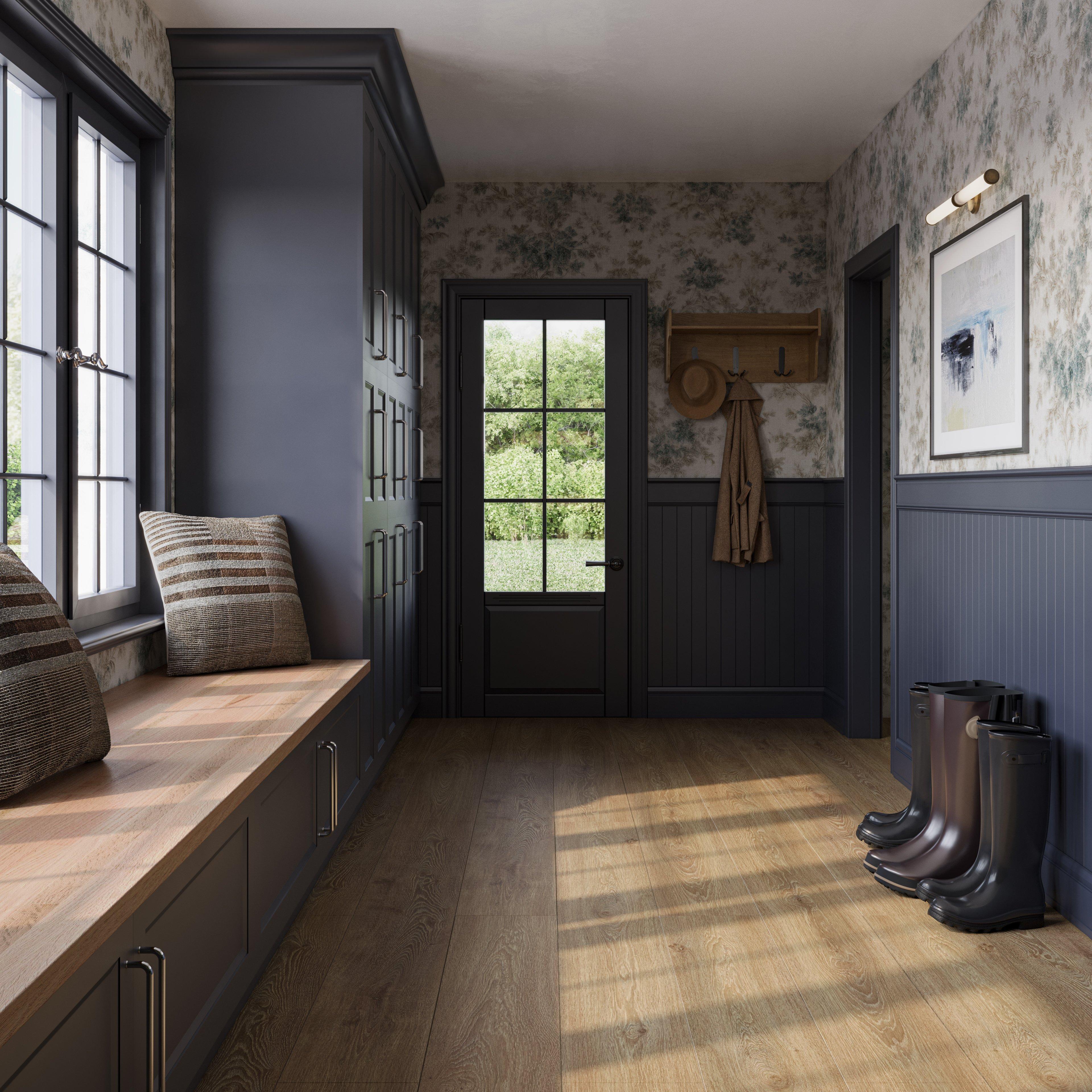 Red Oak Butcher Block Countertop 12ft.