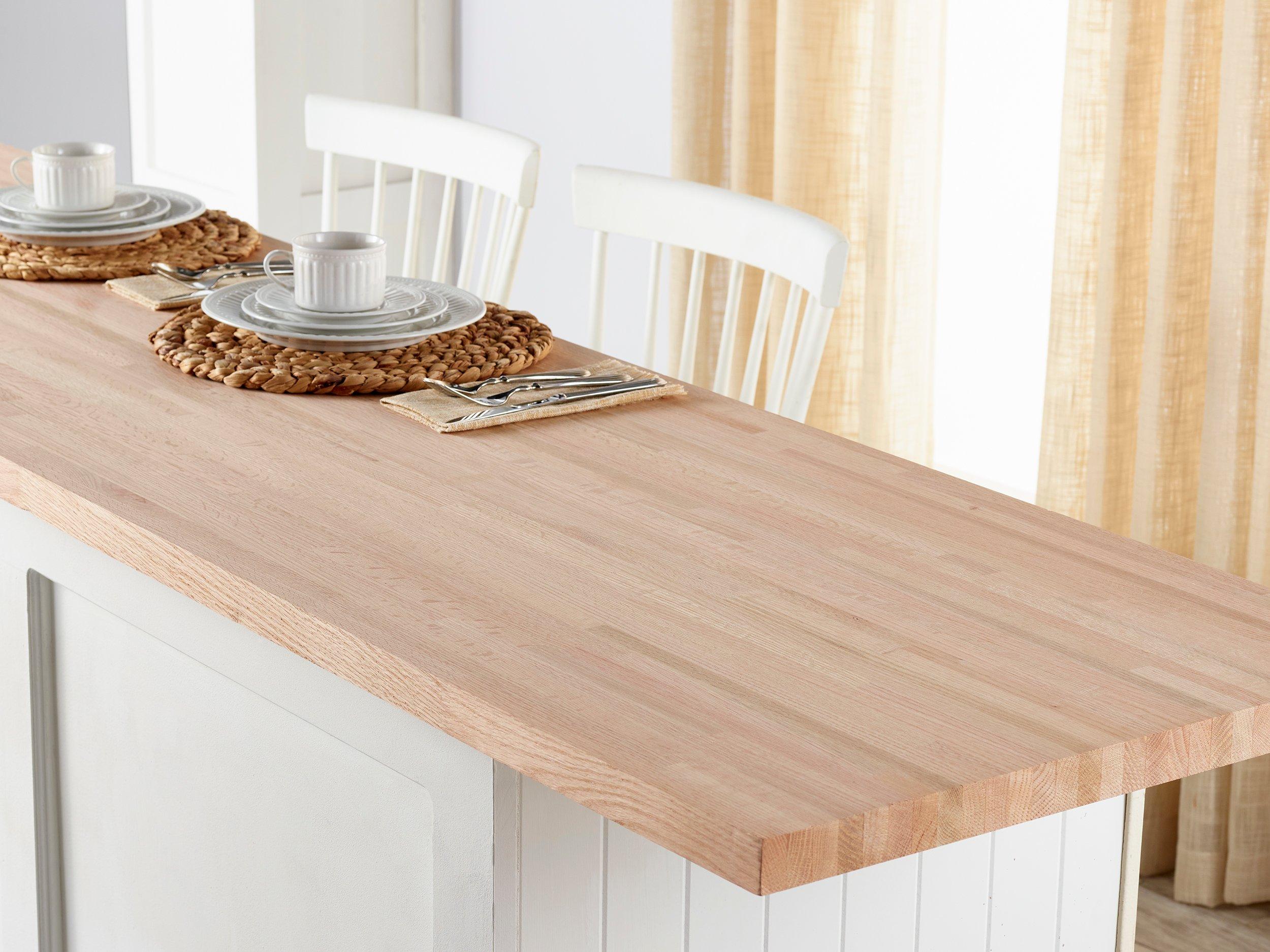 Red Oak Butcher Block Countertop 8ft.