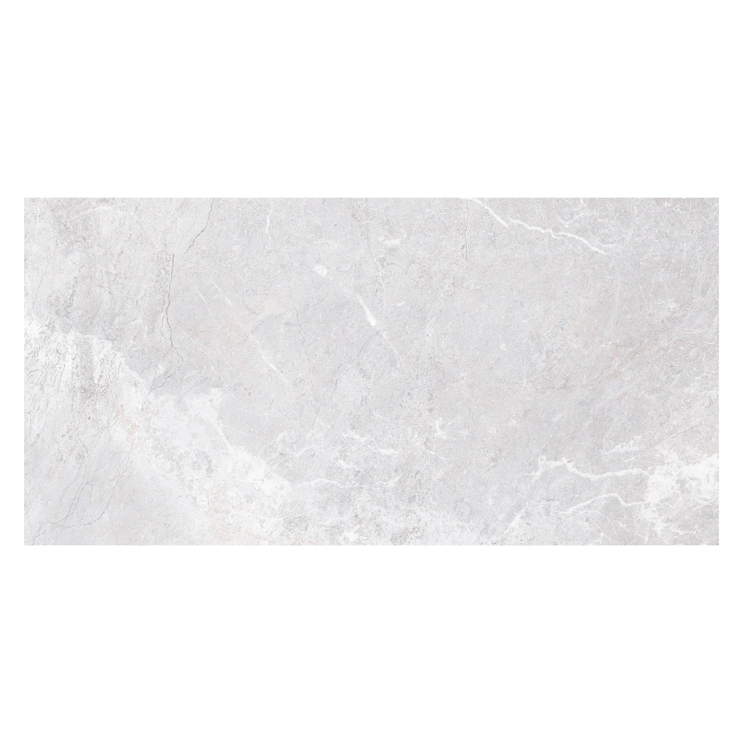 Forte Silver Porcelain Tile