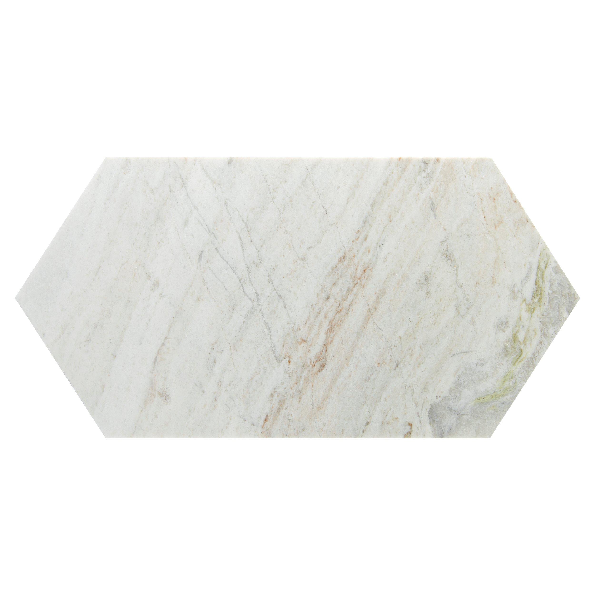 Bianco Orion Oblong Marble Tile